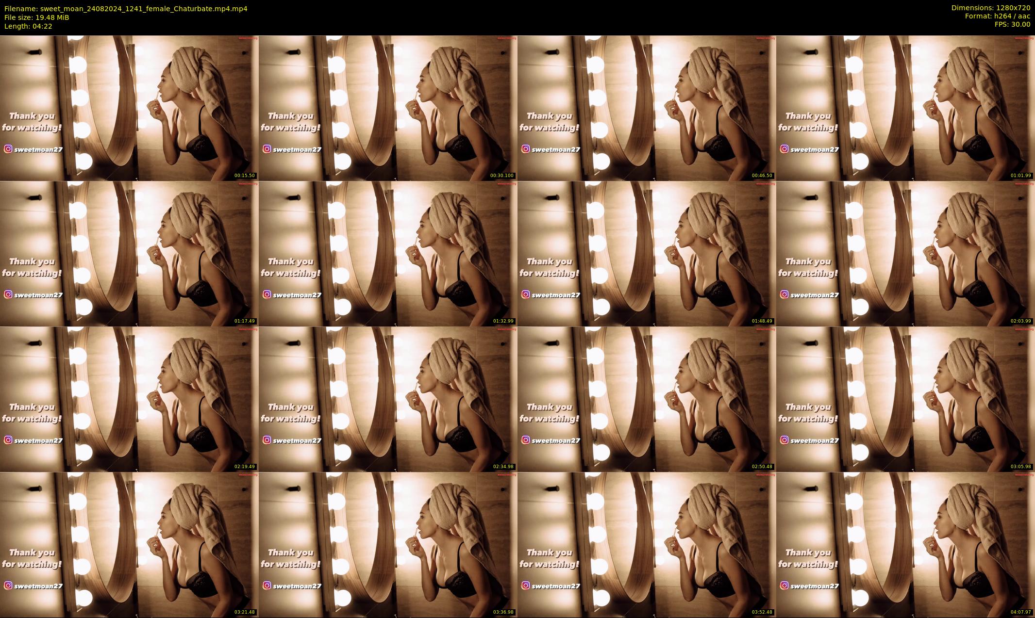 sweet_moan — 5 minute Chaturbate female cam show recording, 720p, Aug 24, 2024