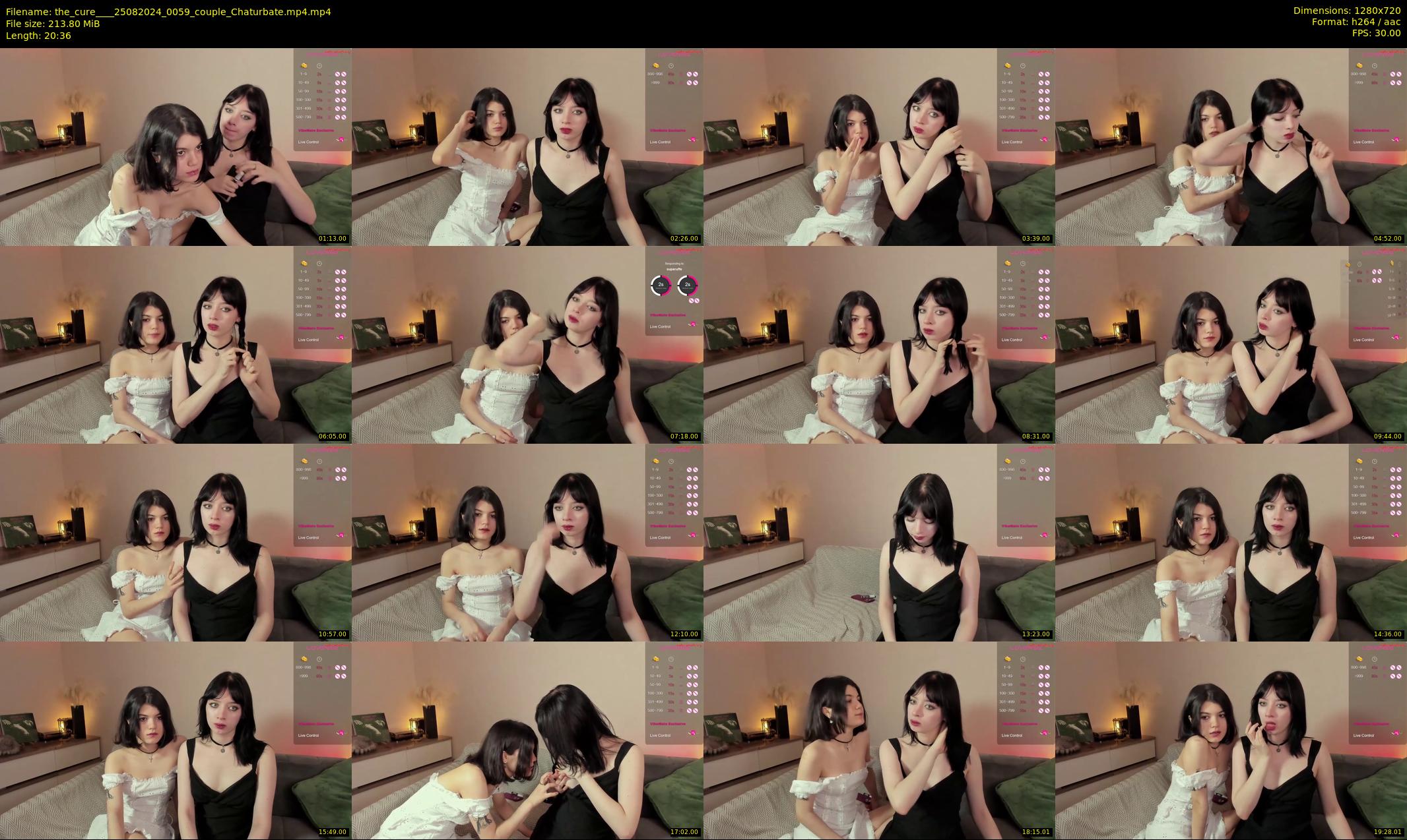 the_cure___ — 21 minute Chaturbate couple cam show recording, 720p, Aug 25, 2024