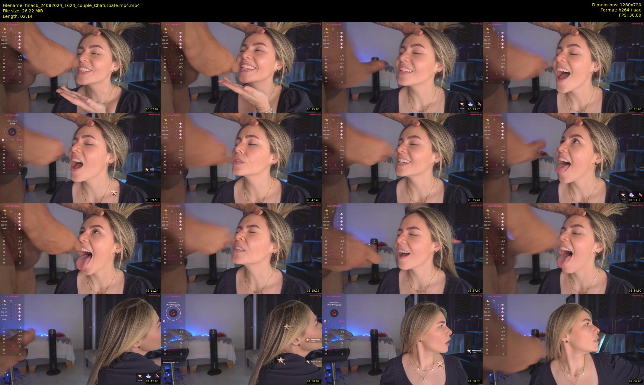 tinacb — 3 minute Chaturbate female cam show recording, 720p, Aug 24, 2024