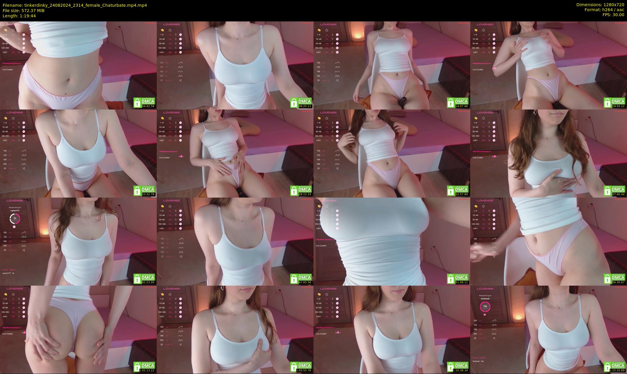 tinkerdinky — 80 minute Chaturbate female cam show recording, 720p, Aug 24, 2024