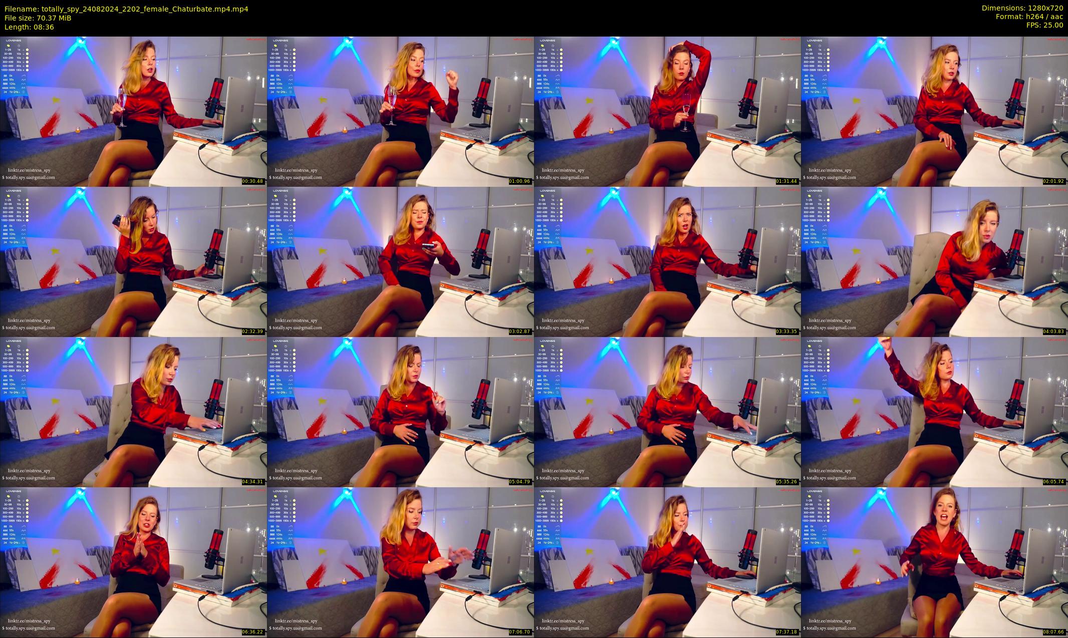 totally_spy — 9 minute Chaturbate female cam show recording, 720p, Aug 24, 2024