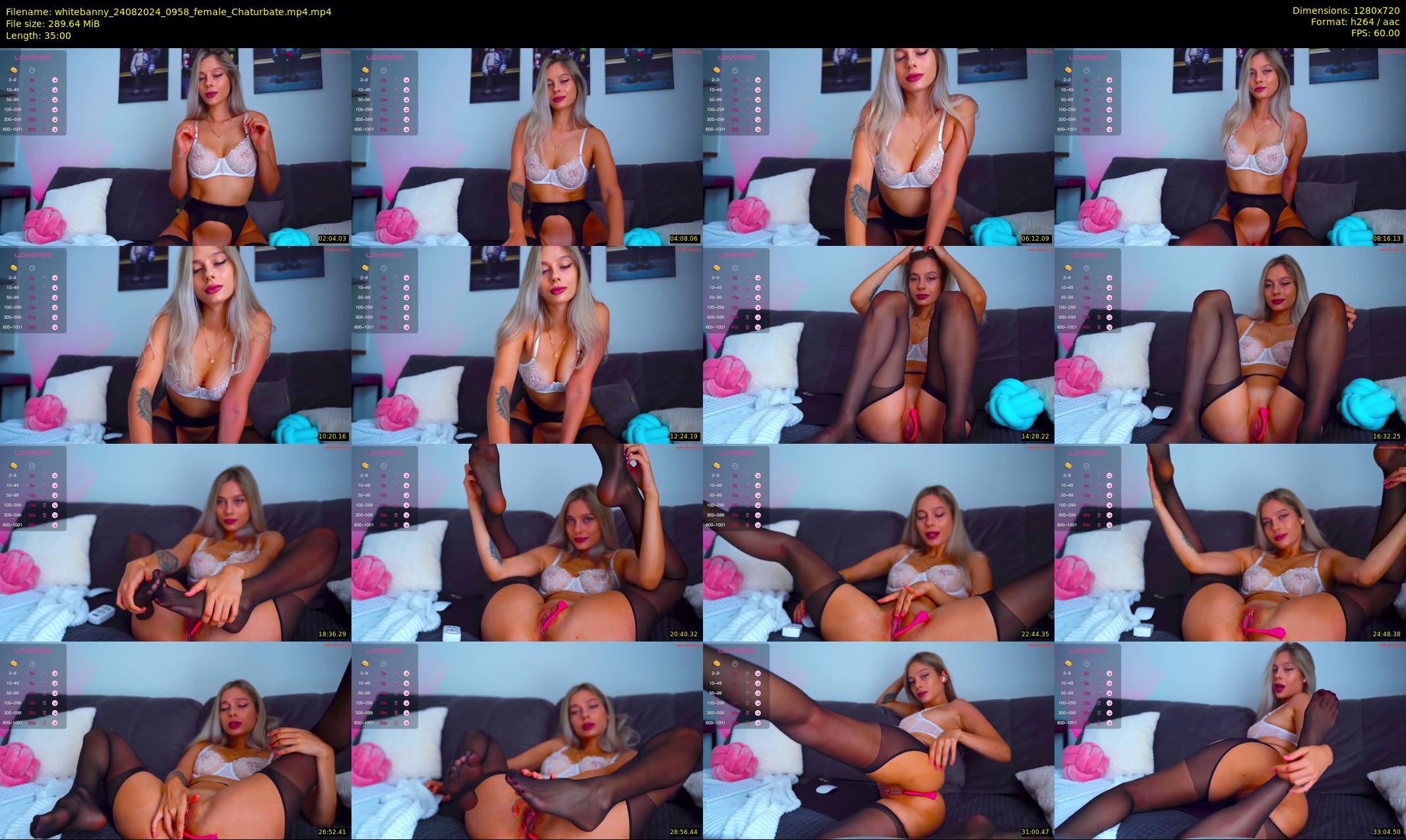 whitebanny — 35 minute Chaturbate couple cam show recording, 720p, Aug 24, 2024
