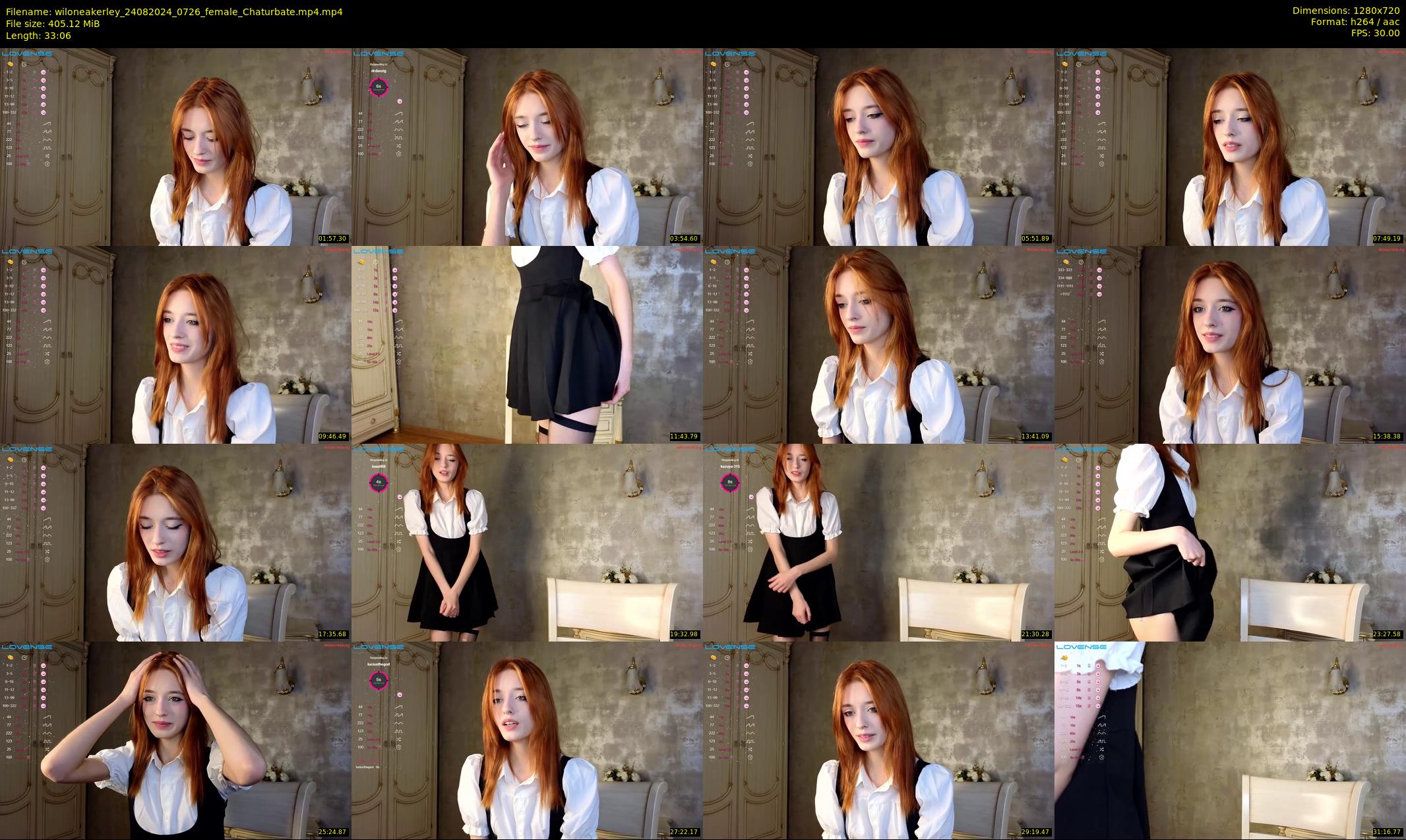 wiloneakerley — 34 minute Chaturbate female cam show recording, 720p, Aug 24, 2024