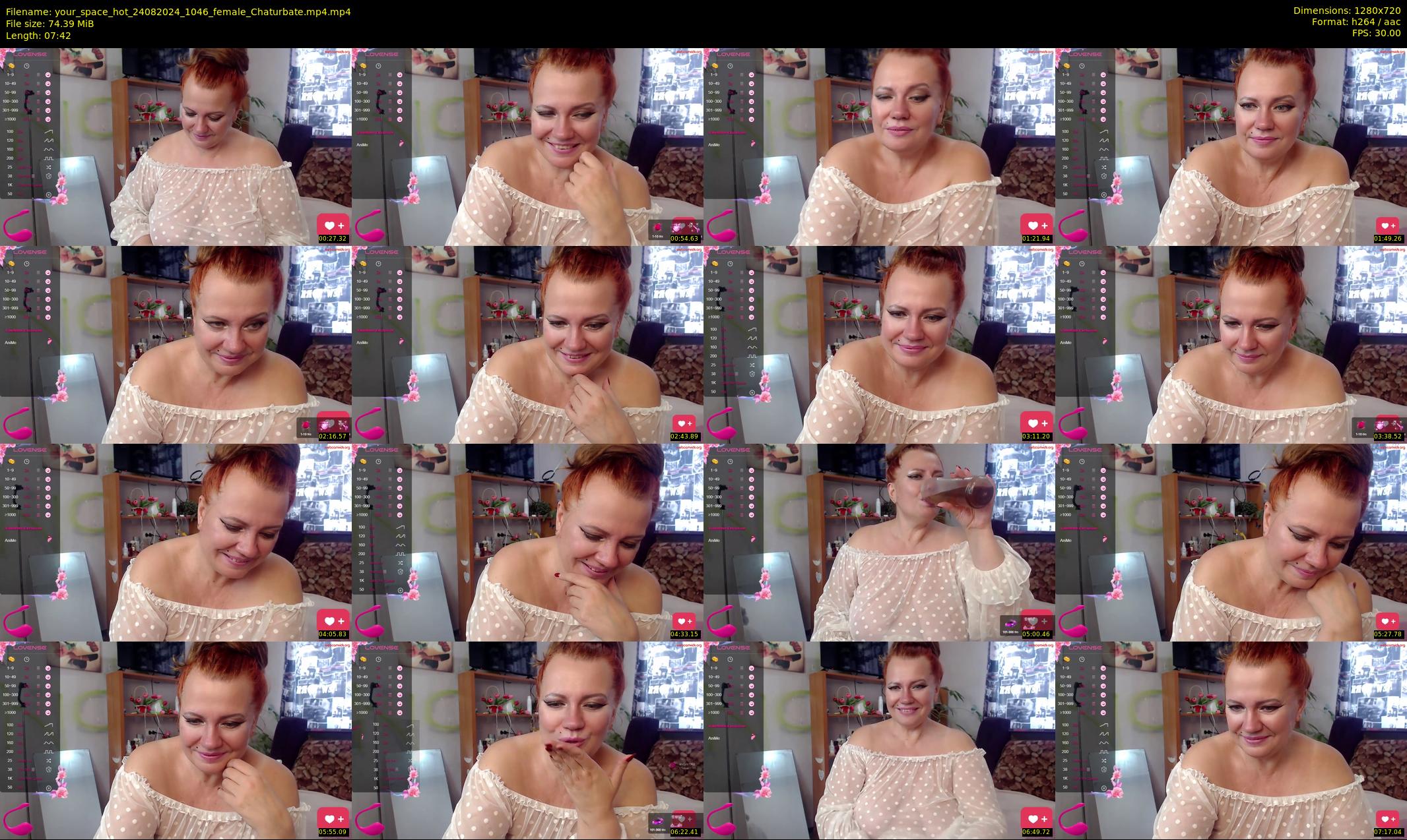 your_space_hot — 8 minute Chaturbate female cam show recording, 720p, Aug 24, 2024