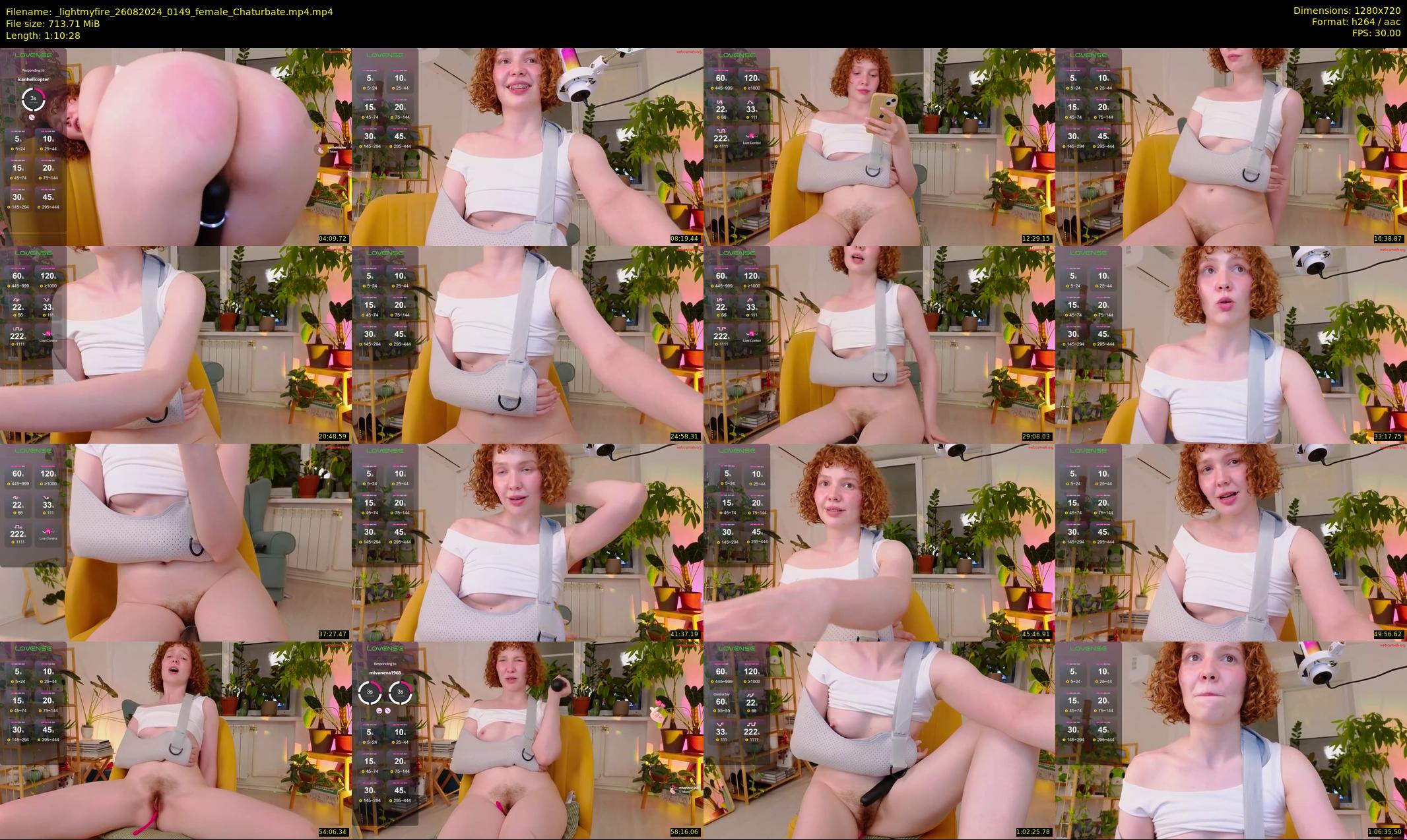 _lightmyfire — 71 minute Chaturbate female cam show recording, 720p, Aug 26, 2024