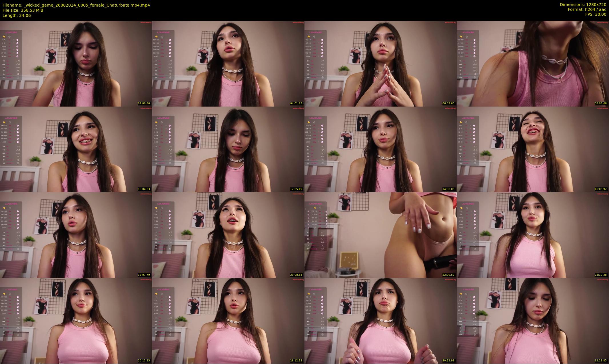 _wicked_game — 35 minute Chaturbate female cam show recording, 720p, Aug 26, 2024