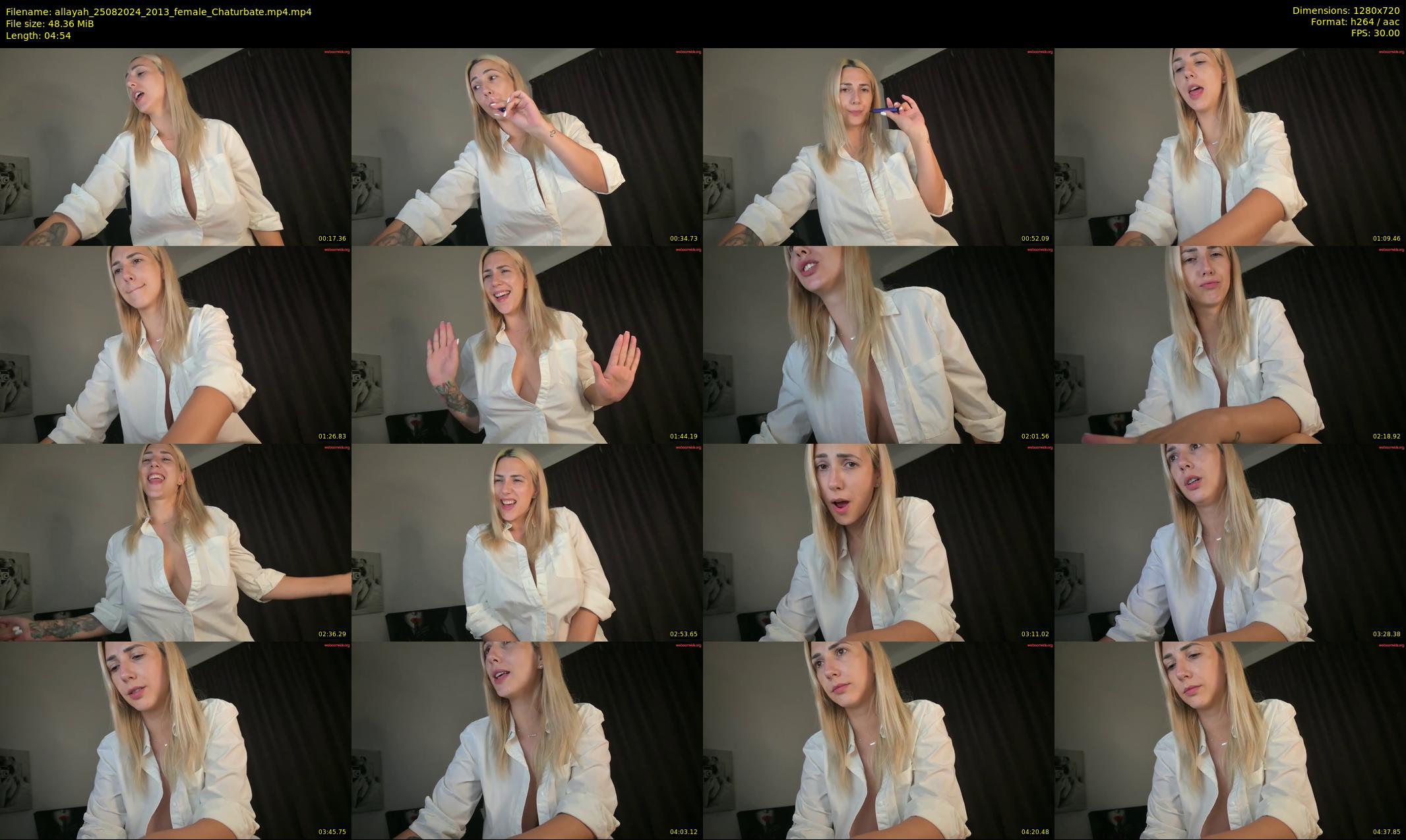 allayah — 5 minute Chaturbate female cam show recording, 720p, Aug 25, 2024