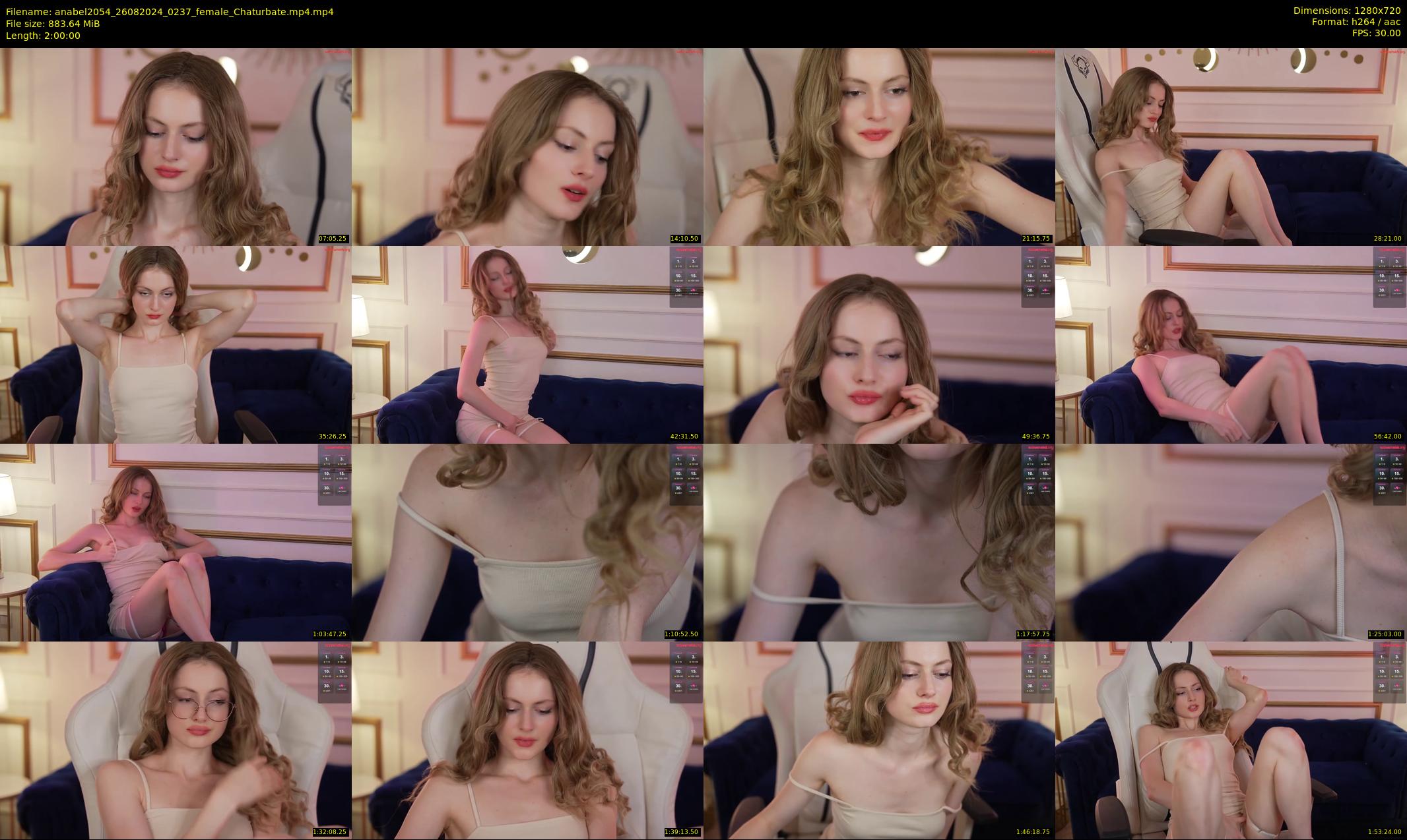 anabel2054 — 120 minute Chaturbate female cam show recording, 720p, Aug 26, 2024