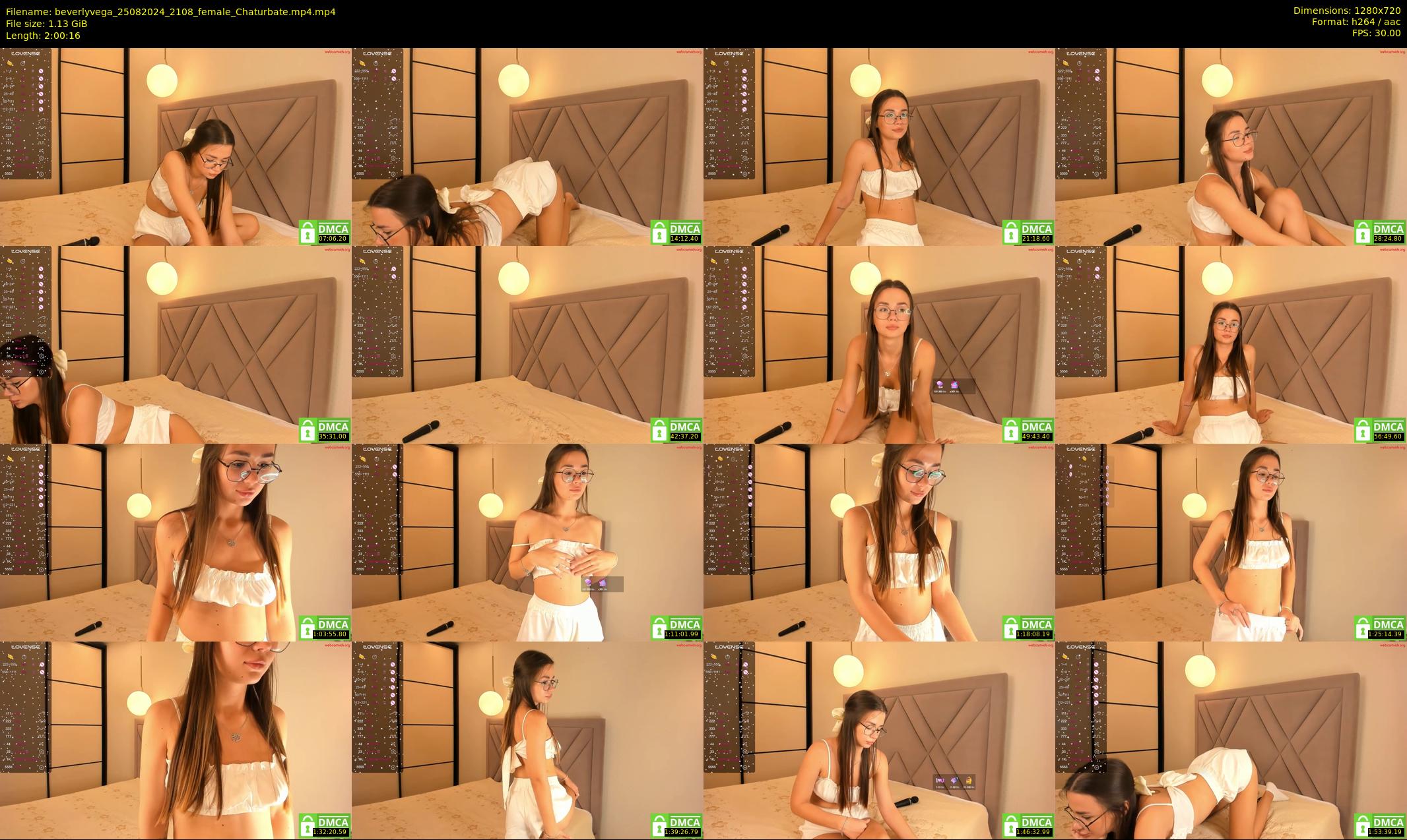 beverlyvega — 121 minute Chaturbate couple cam show recording, 720p, Aug 25, 2024