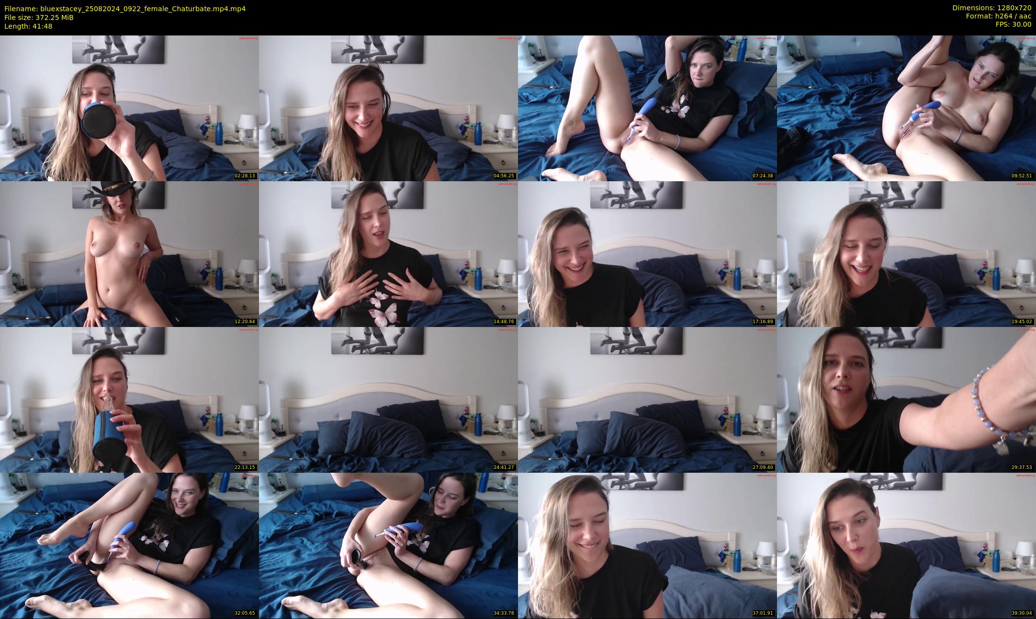 bluexstacey — 42 minute Chaturbate female cam show recording, 720p, Aug 25, 2024