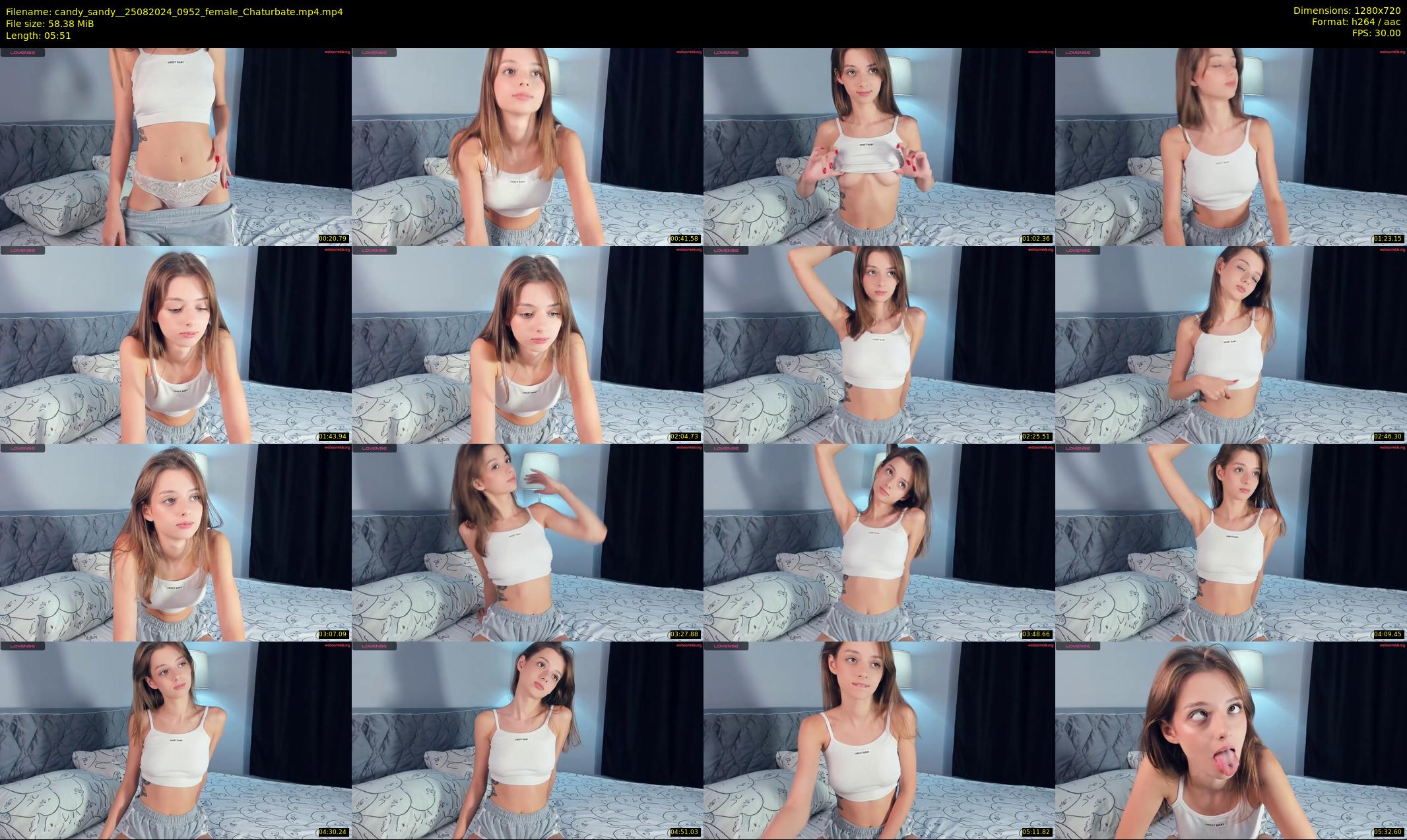 candy_sandy_ — 6 minute Chaturbate female cam show recording, 720p, Aug 25, 2024
