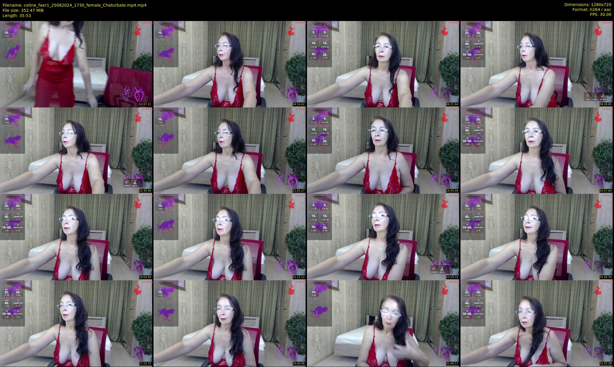celine_faer1 — 36 minute Chaturbate female cam show recording, 720p, Aug 25, 2024