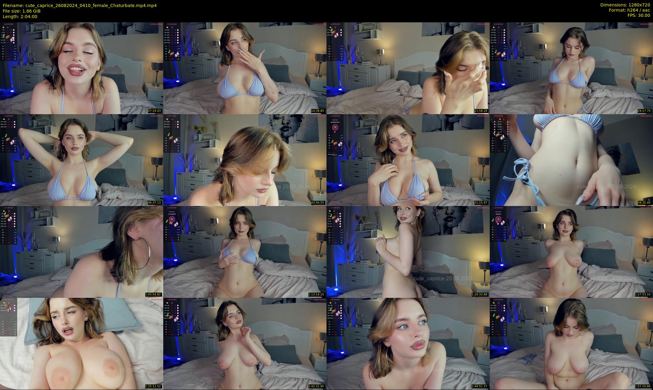 cute_caprice — 124 minute Chaturbate female cam show recording, 720p, Aug 26, 2024