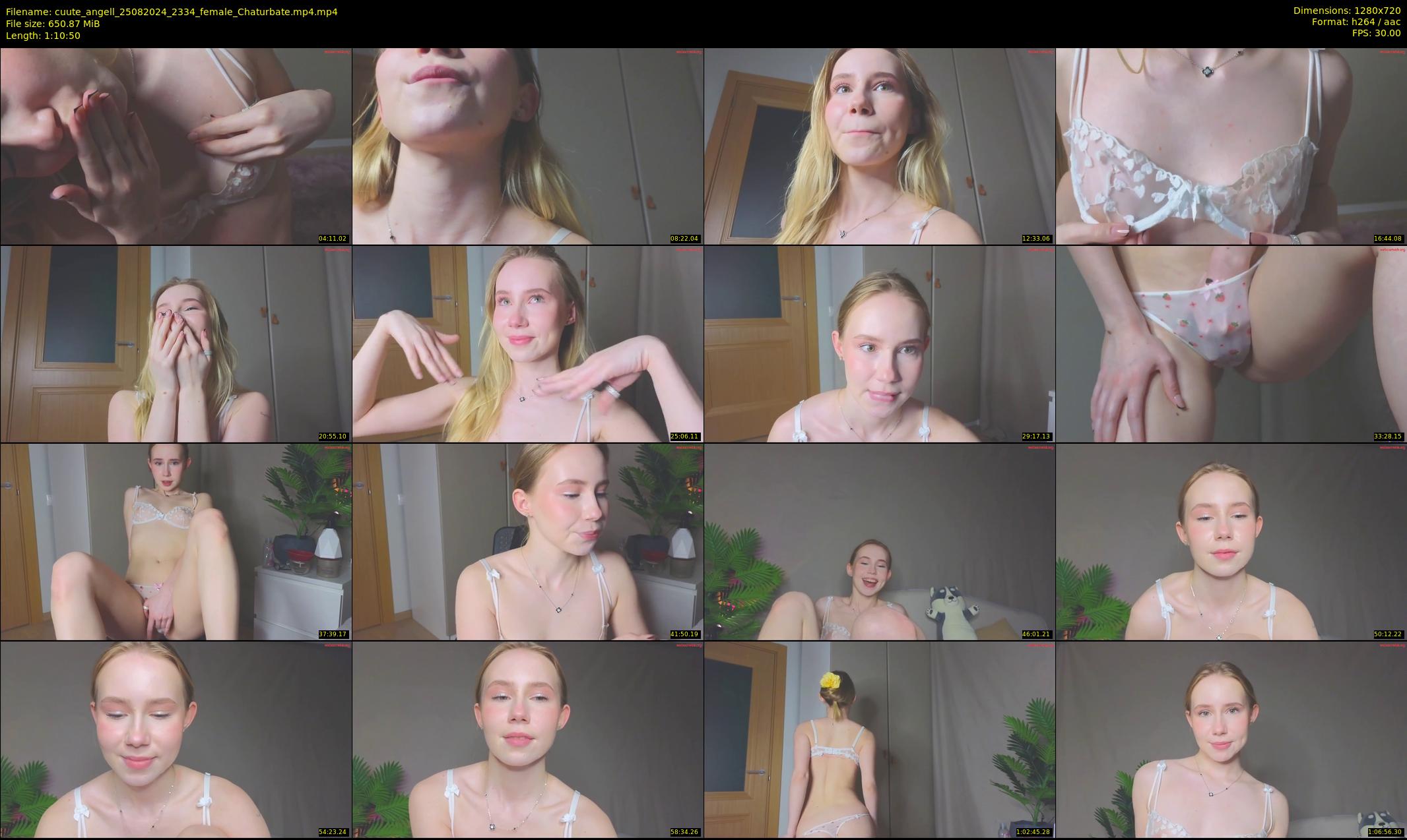 cuute_angell — 71 minute Chaturbate female cam show recording, 720p, Aug 25, 2024
