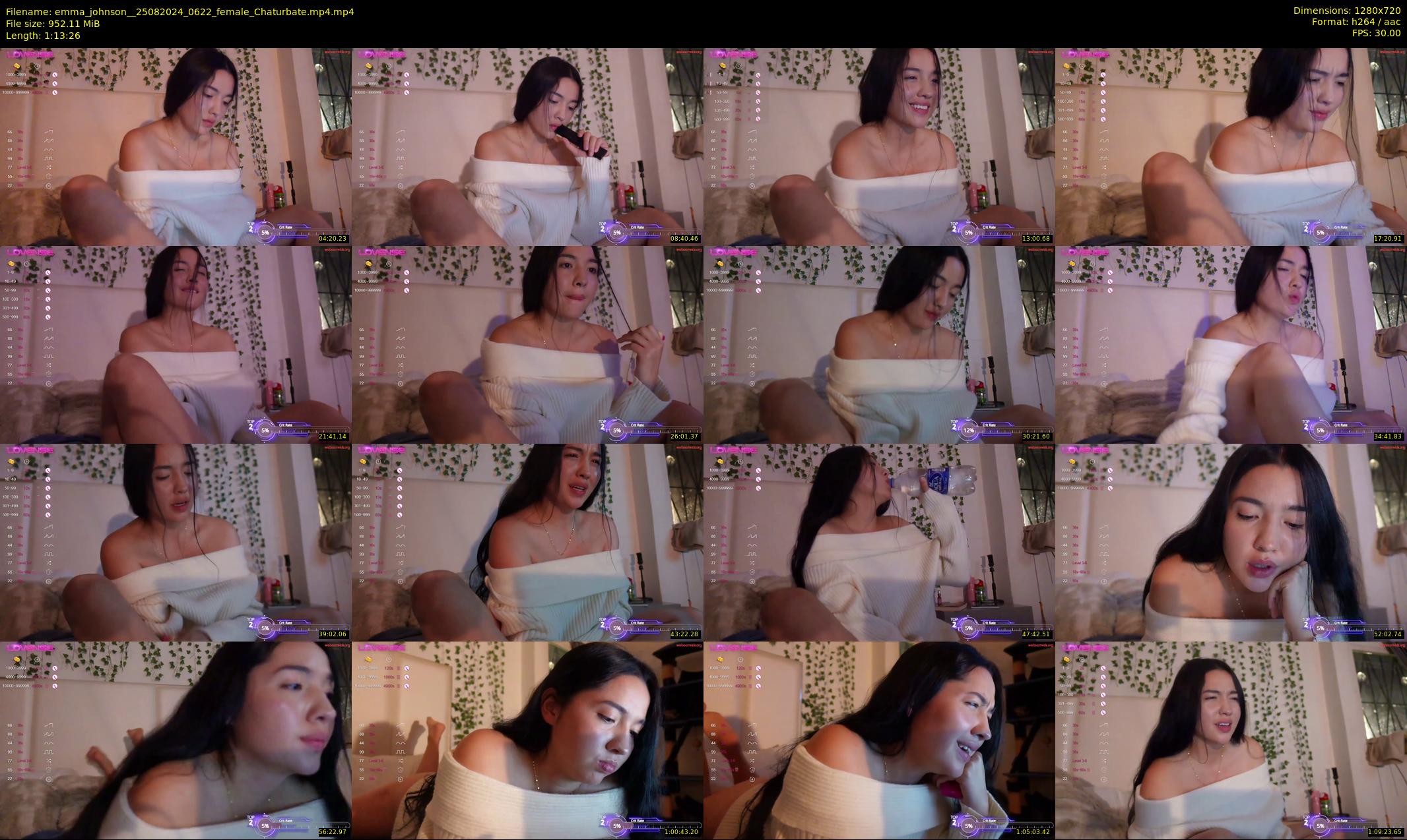 emma_johnson_ — 74 minute Chaturbate female cam show recording, 720p, Aug 25, 2024
