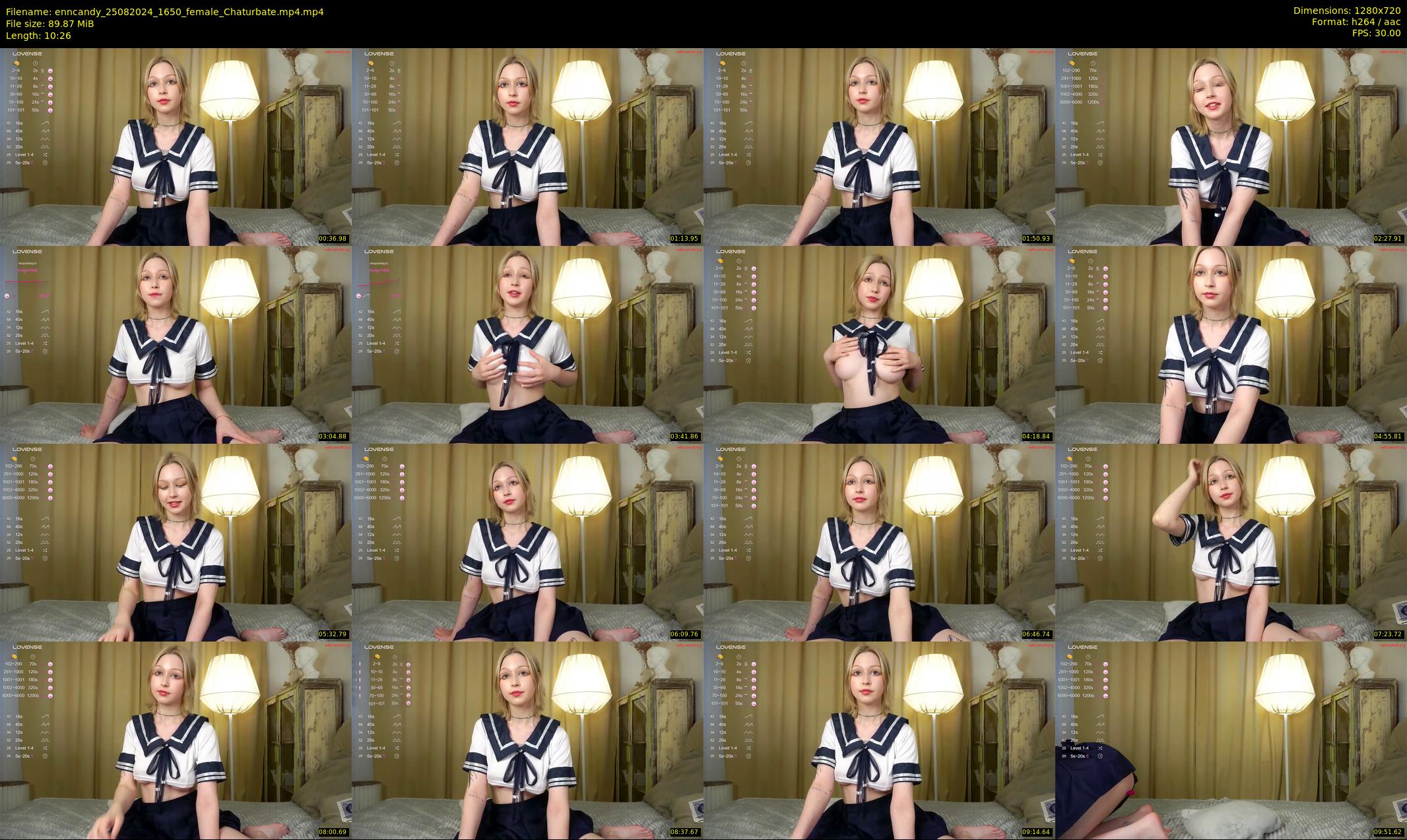 enncandy — 11 minute Chaturbate female cam show recording, 720p, Aug 25, 2024