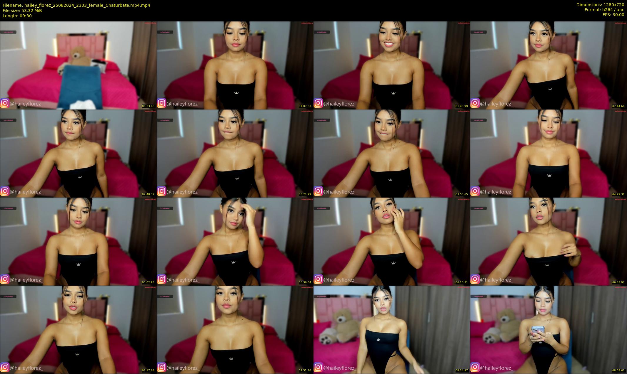 hailey_florez — 10 minute Chaturbate female cam show recording, 720p, Aug 25, 2024