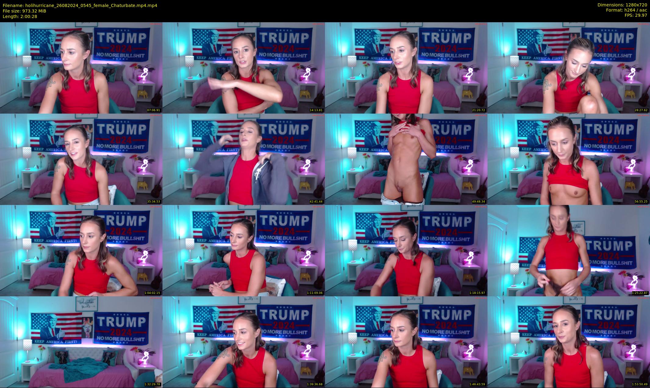 holihurricane — 121 minute Chaturbate female cam show recording, 720p, Aug 26, 2024