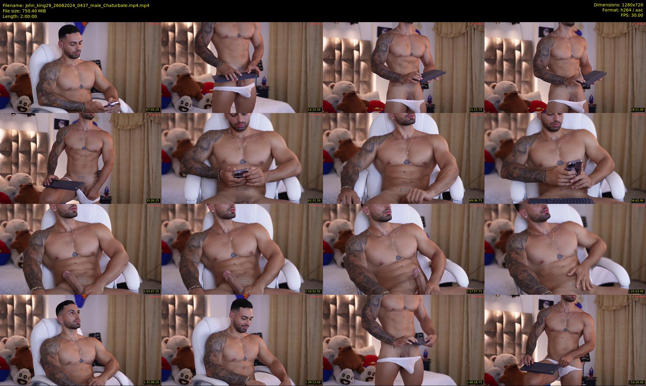 john_king29 — 120 minute Chaturbate male cam show recording, 720p, Aug 26, 2024