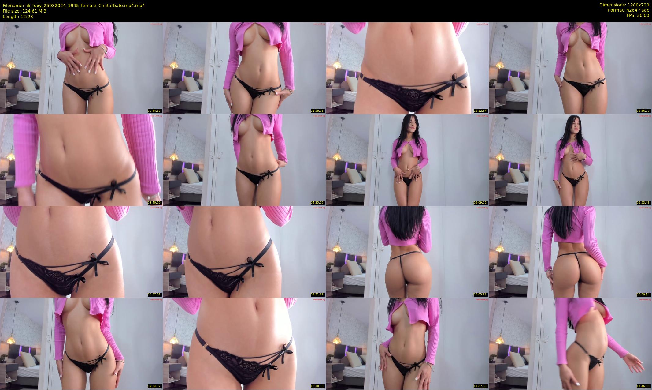 lili_foxy — 13 minute Chaturbate female cam show recording, 720p, Aug 25, 2024