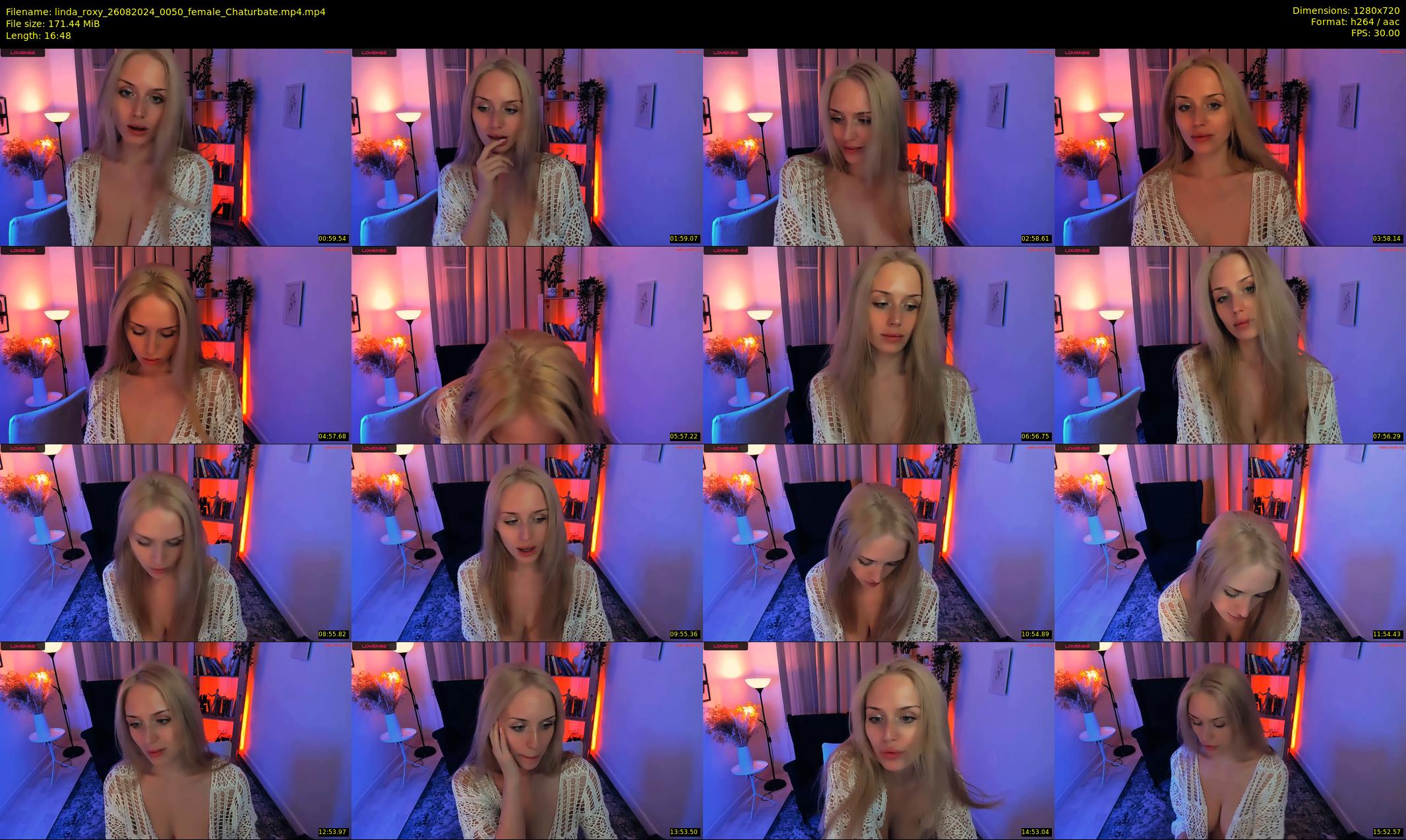 linda_roxy — 17 minute Chaturbate female cam show recording, 720p, Aug 26, 2024
