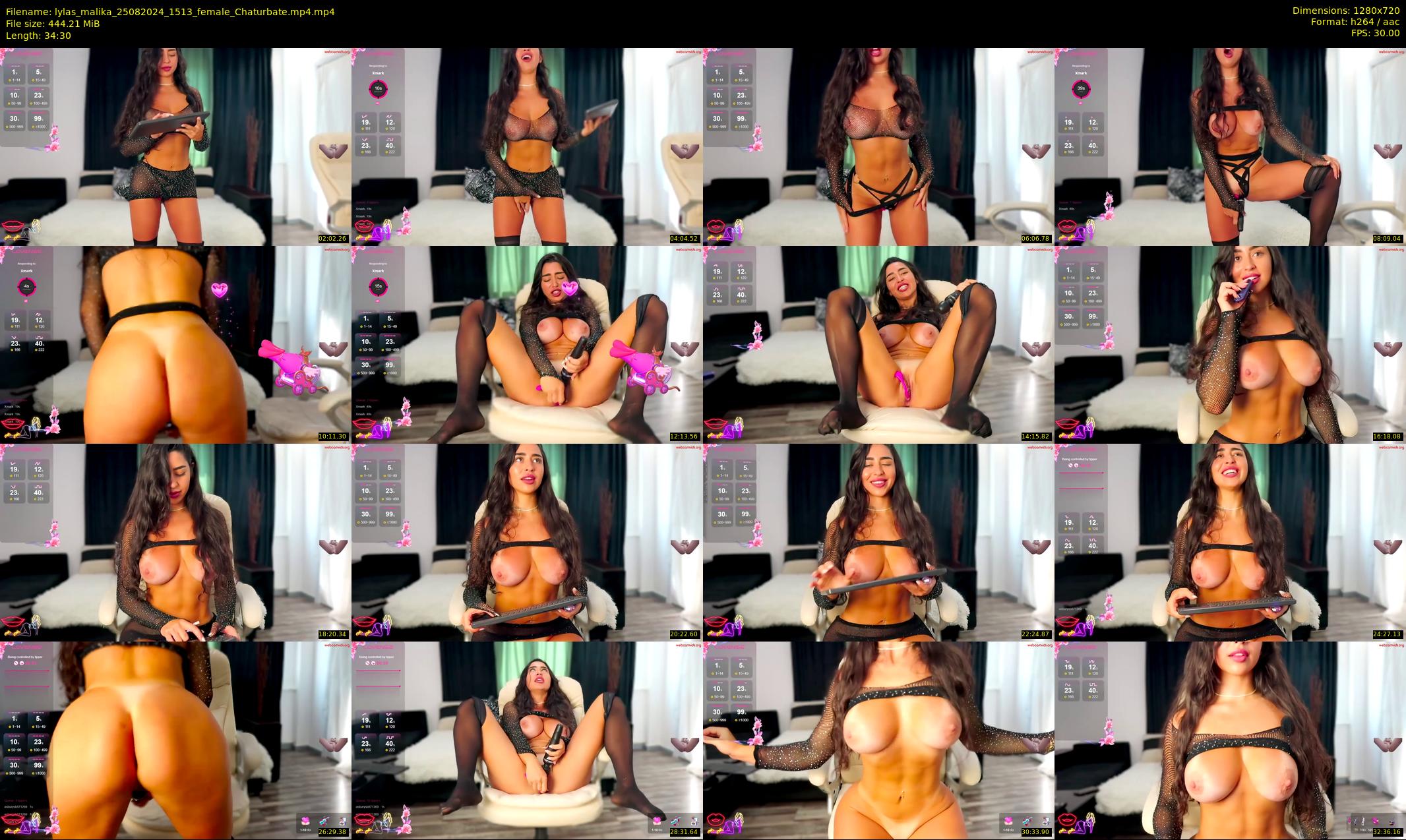 lylas_malika — 35 minute Chaturbate female cam show recording, 720p, Aug 25, 2024