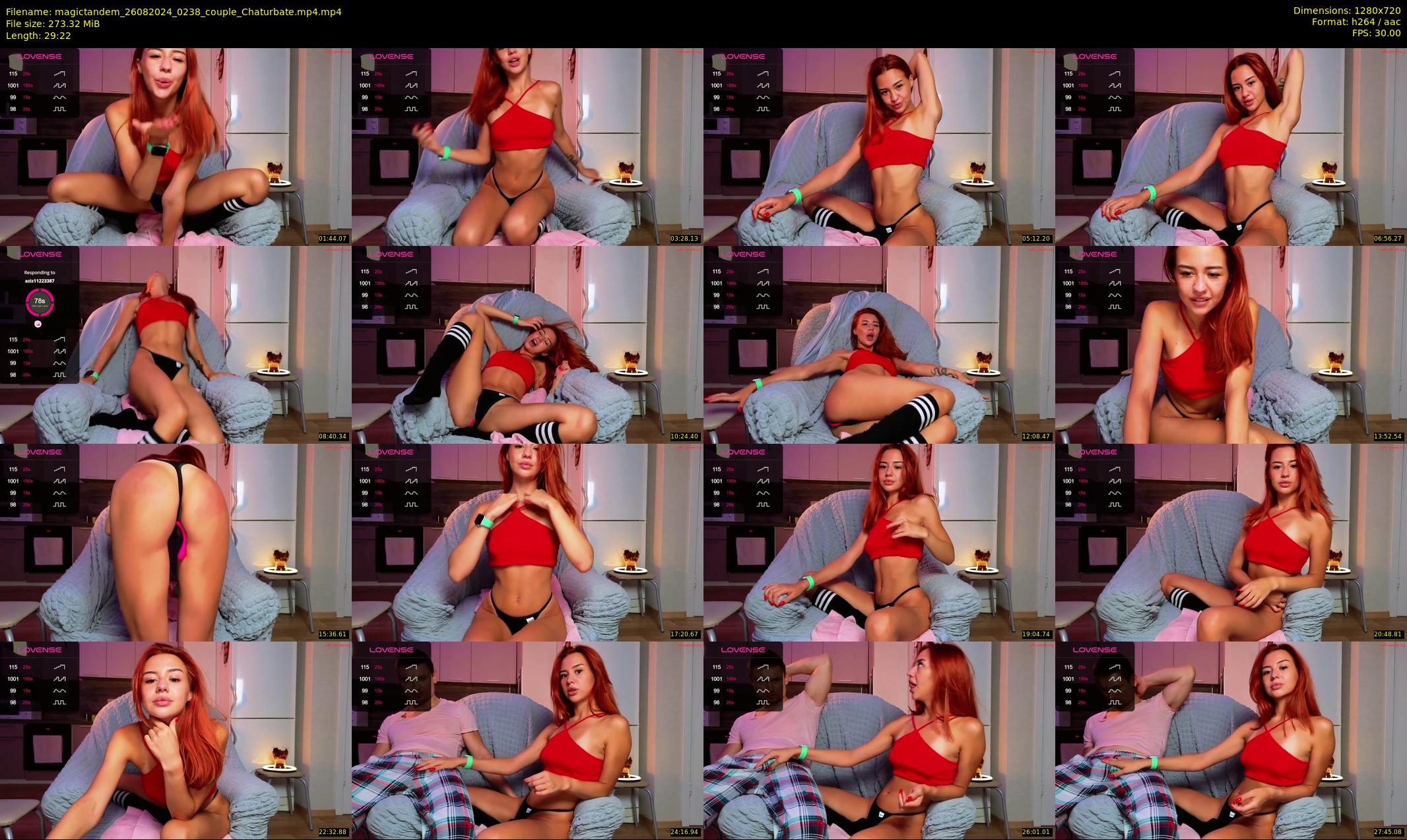 magictandem — 30 minute Chaturbate couple cam show recording, 720p, Aug 26, 2024
