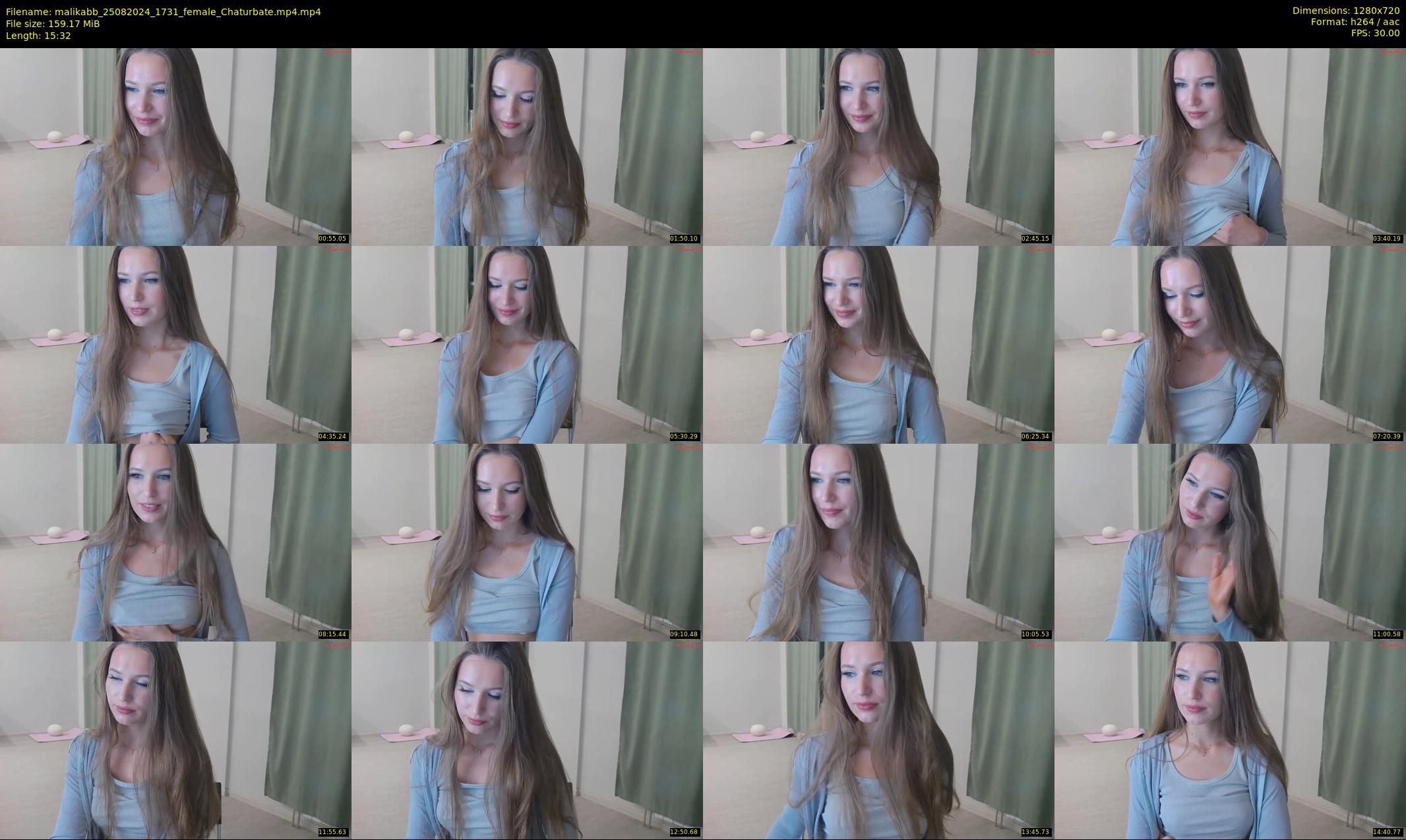 malikabb — 16 minute Chaturbate female cam show recording, 720p, Aug 25, 2024