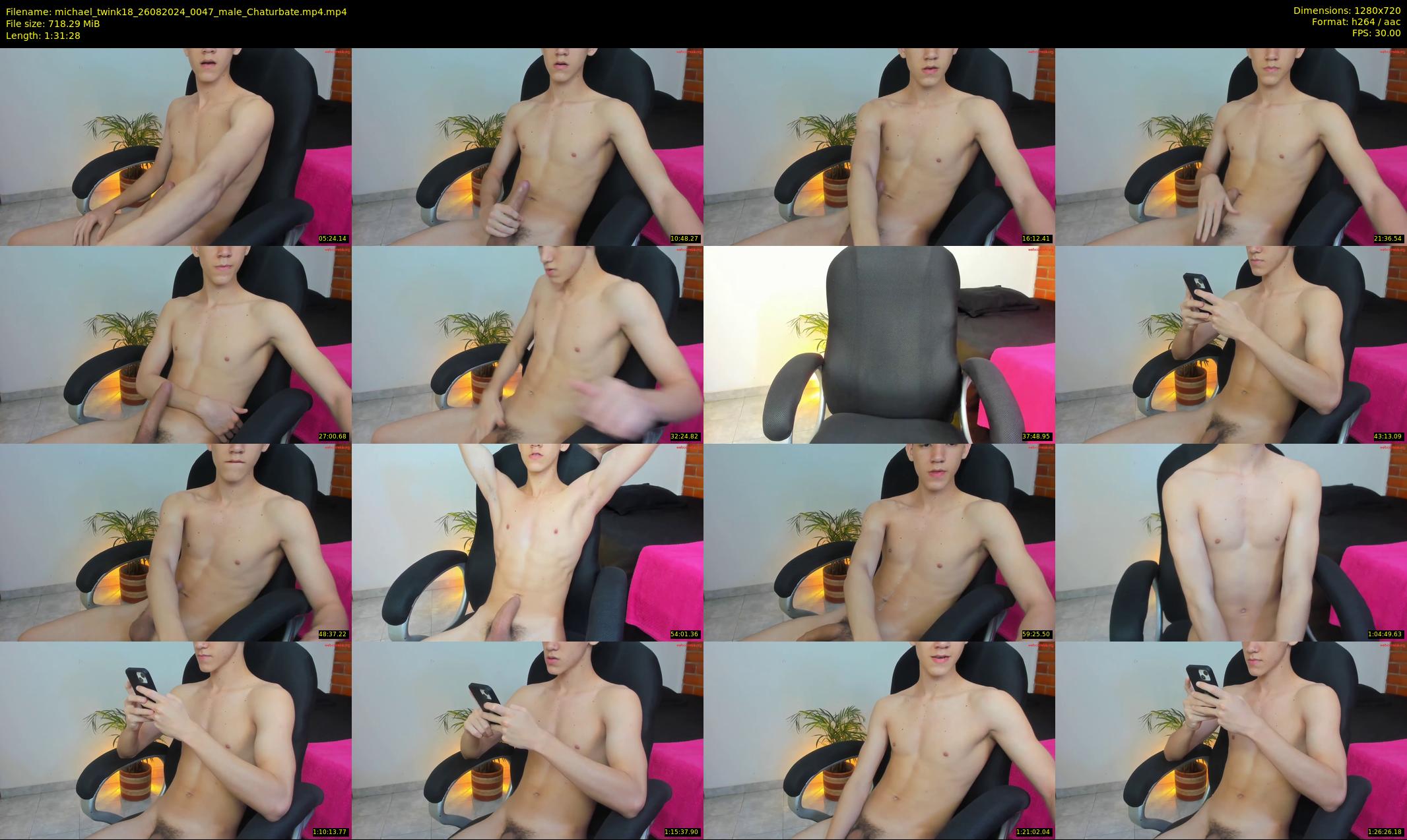 michael_twink18 — 92 minute Chaturbate male cam show recording, 720p, Aug 26, 2024