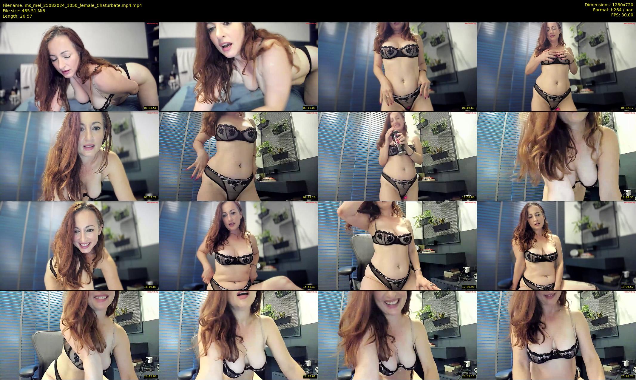 ms_mel — 27 minute Chaturbate female cam show recording, 720p, Aug 25, 2024