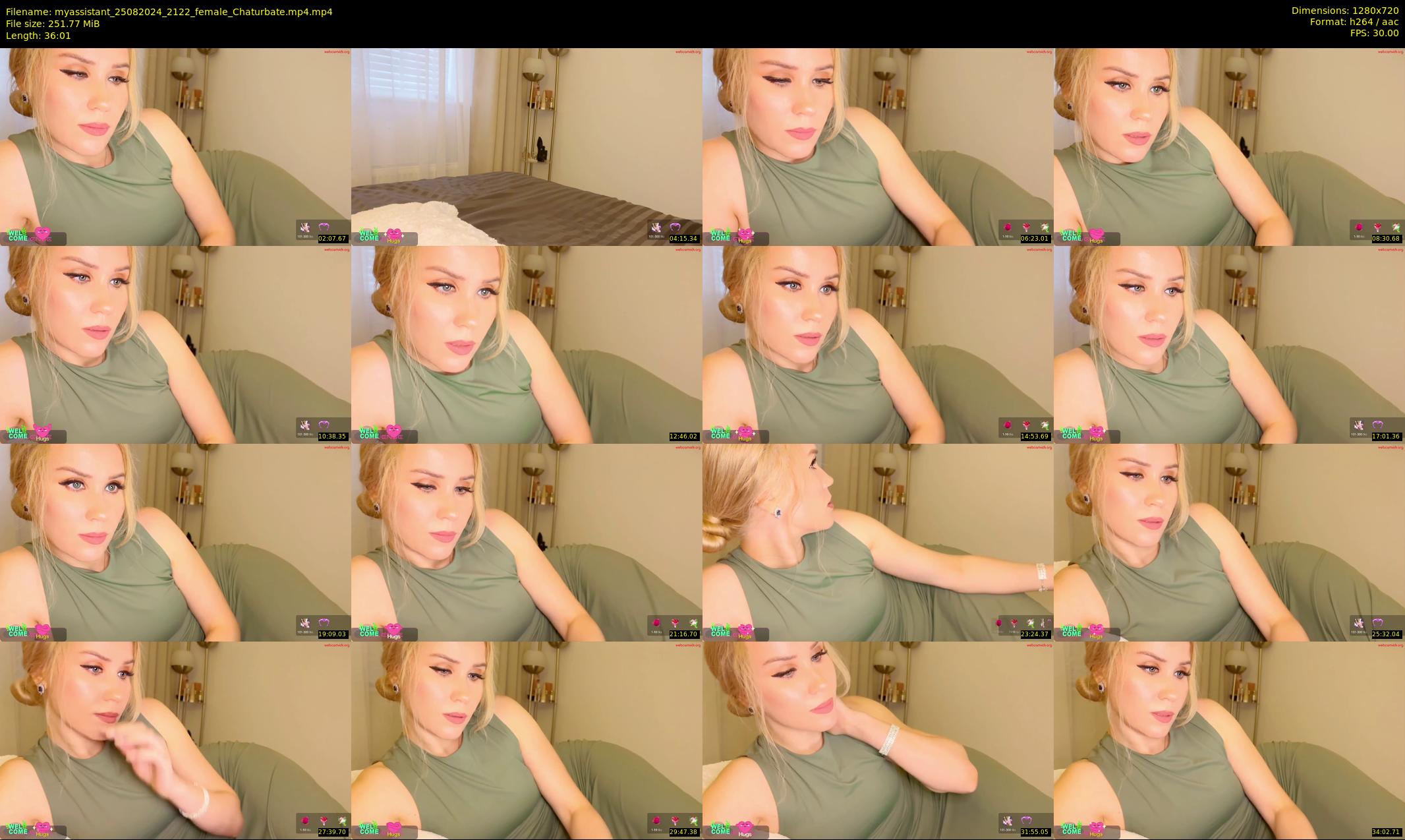 myassistant — 37 minute Chaturbate female cam show recording, 720p, Aug 25, 2024