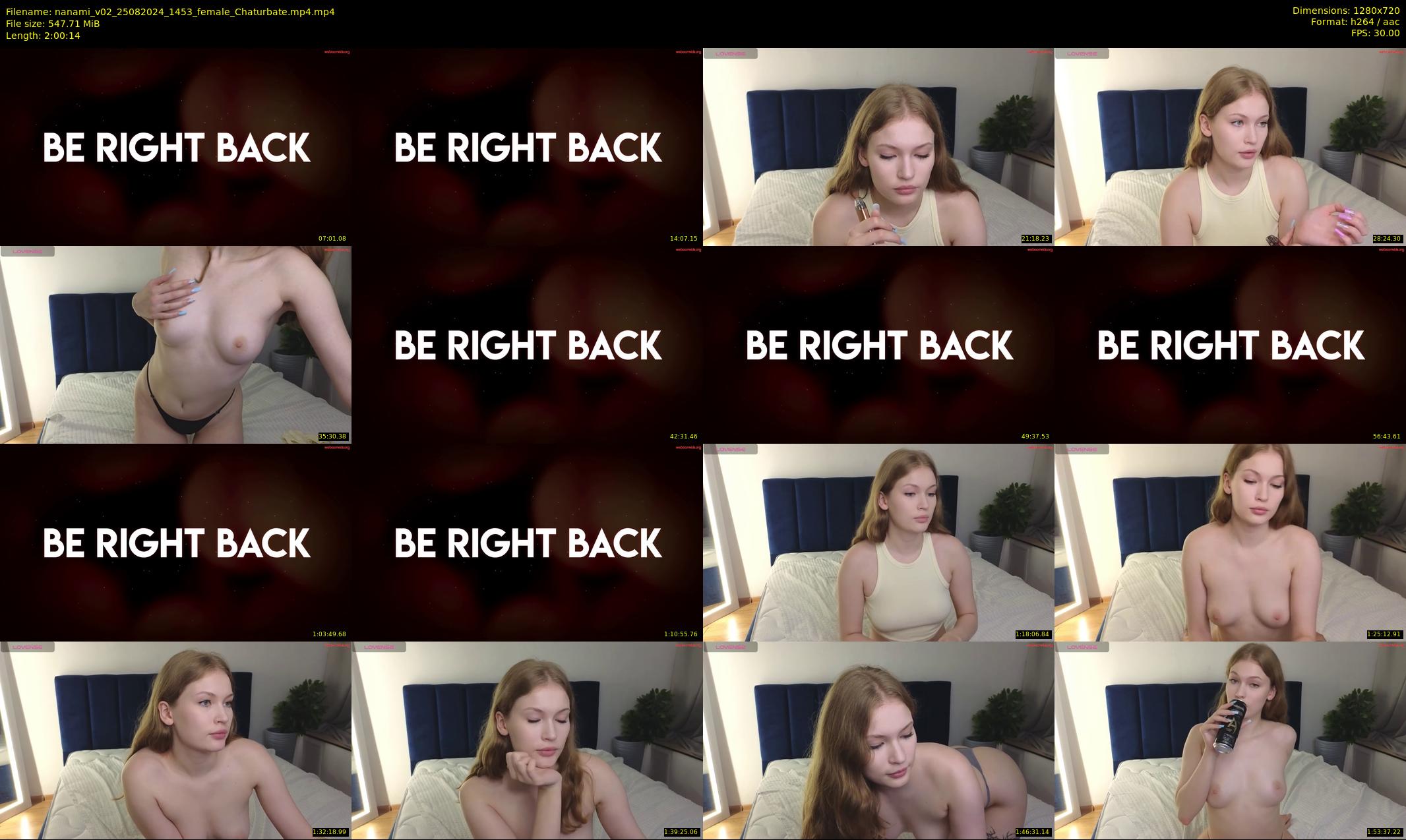 nanami_v02 — 121 minute Chaturbate couple cam show recording, 720p, Aug 25, 2024
