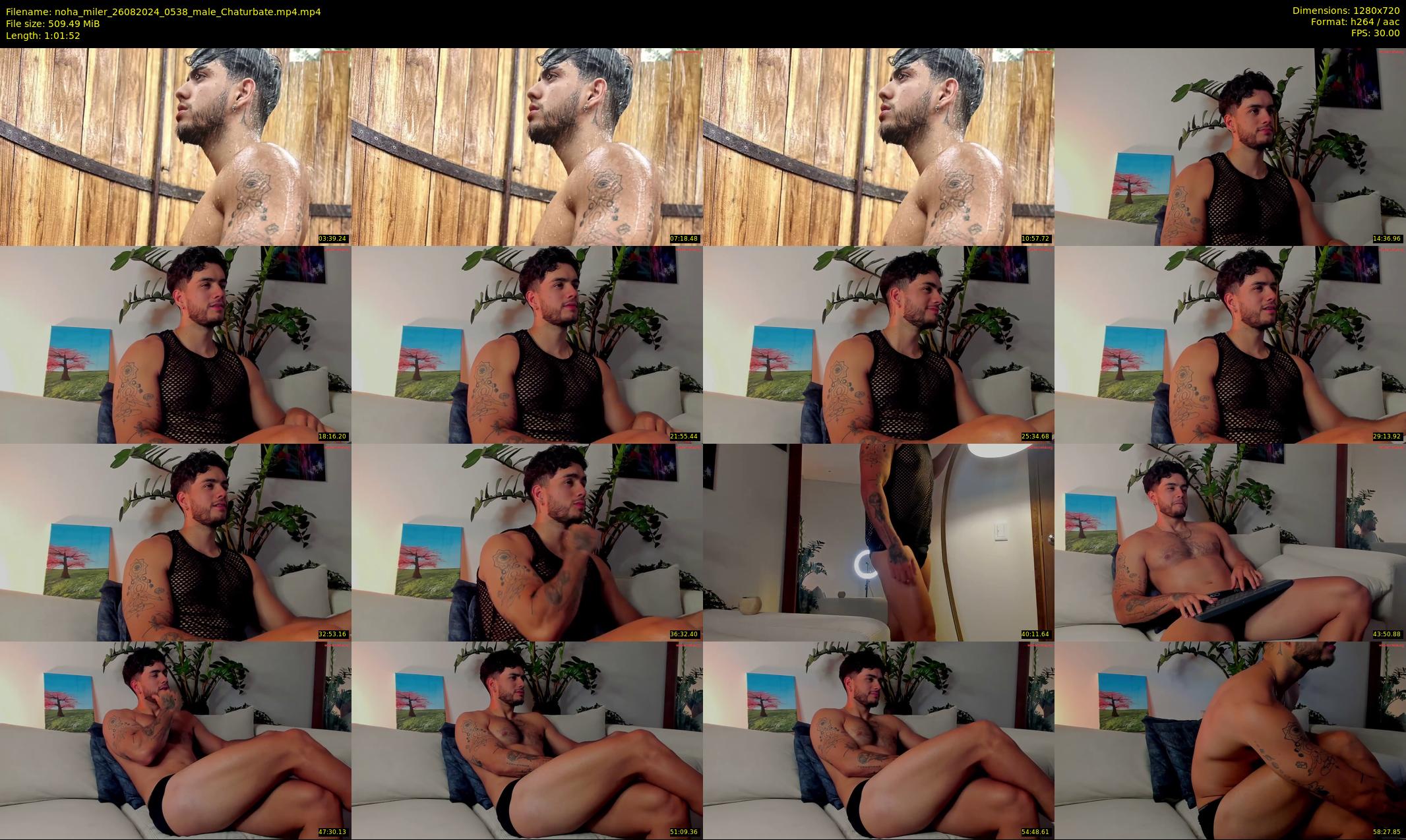 noha_miler — 62 minute Chaturbate male cam show recording, 720p, Aug 26, 2024