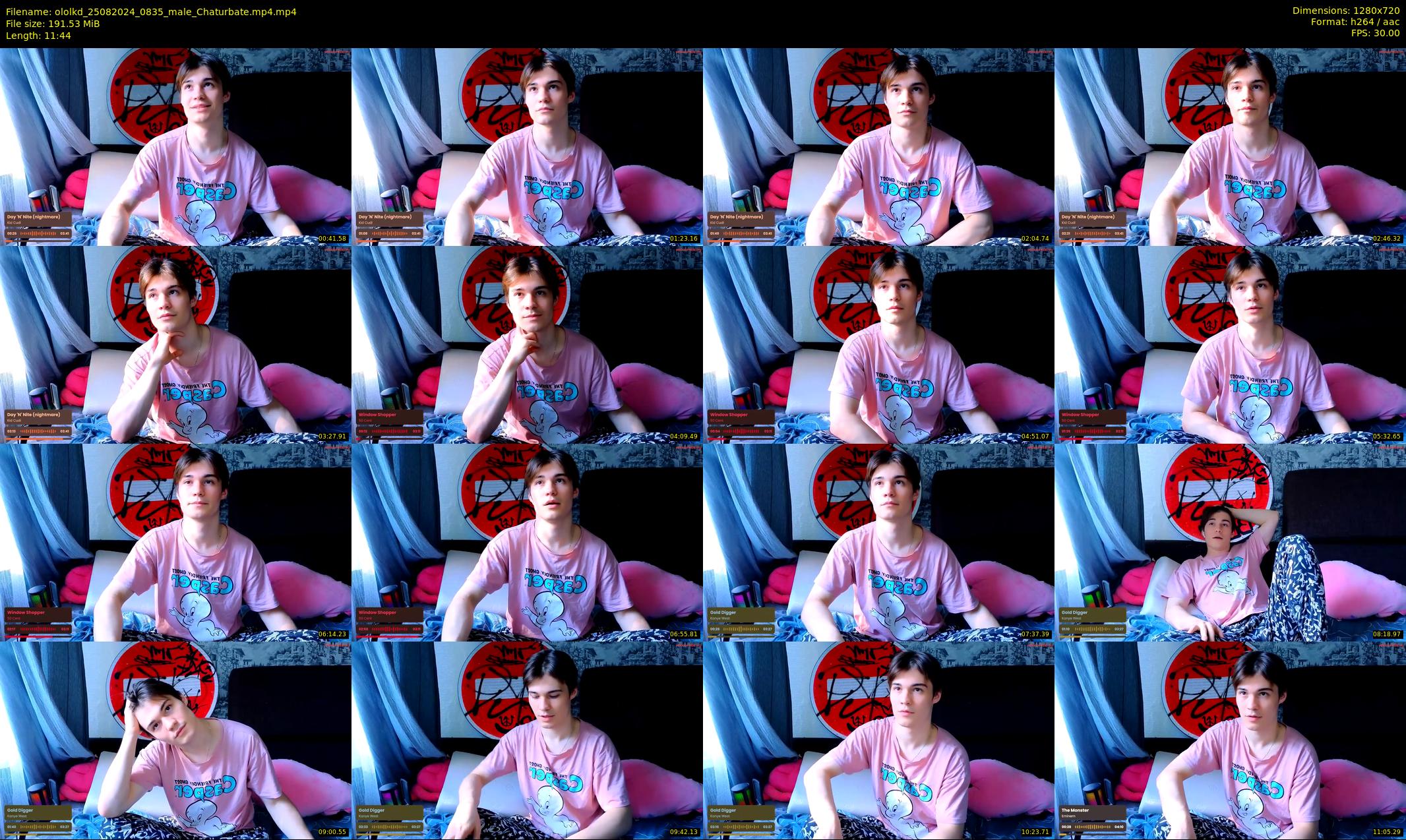 ololkd — 12 minute Chaturbate male cam show recording, 720p, Aug 25, 2024