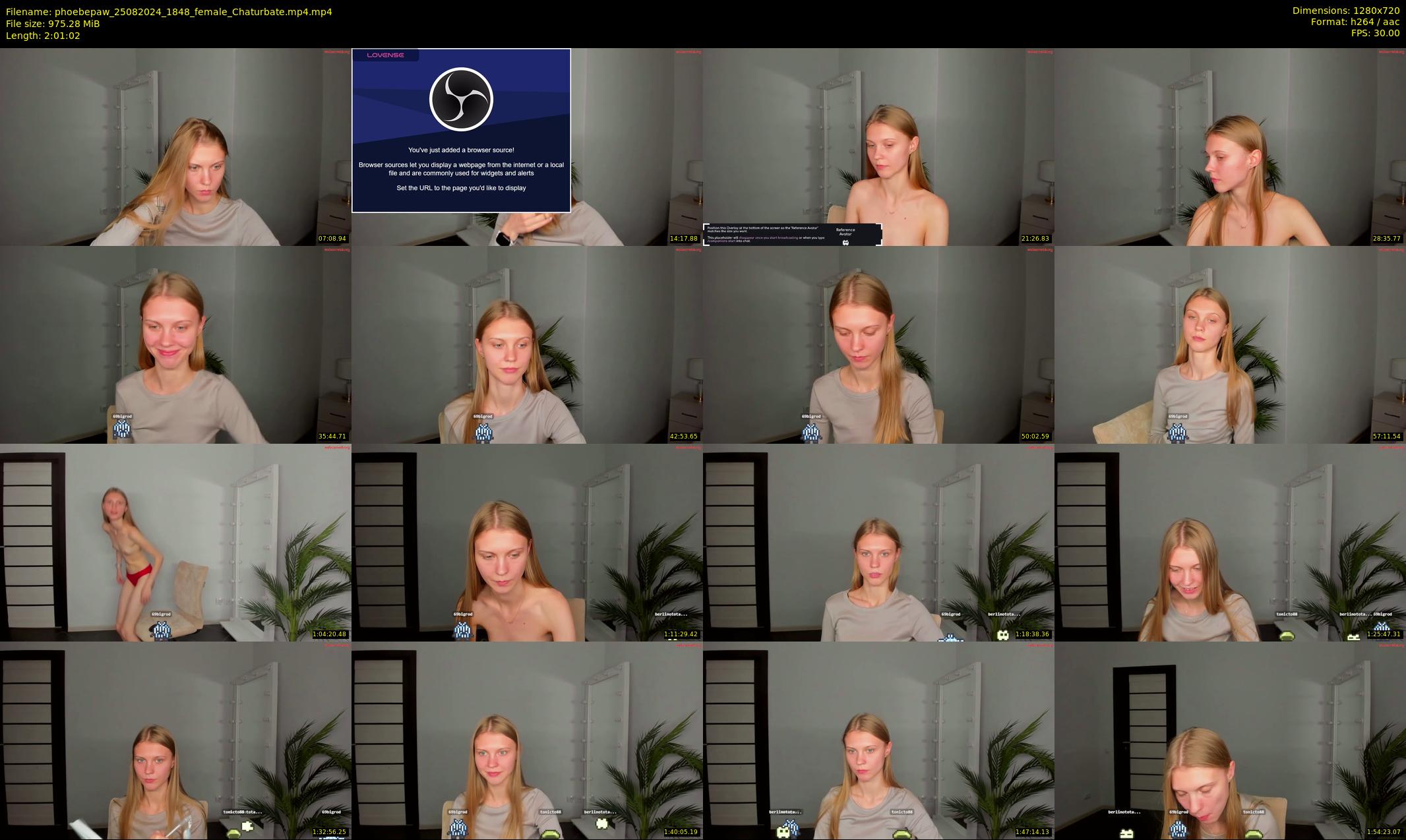 phoebepaw — 122 minute Chaturbate female cam show recording, 720p, Aug 25, 2024