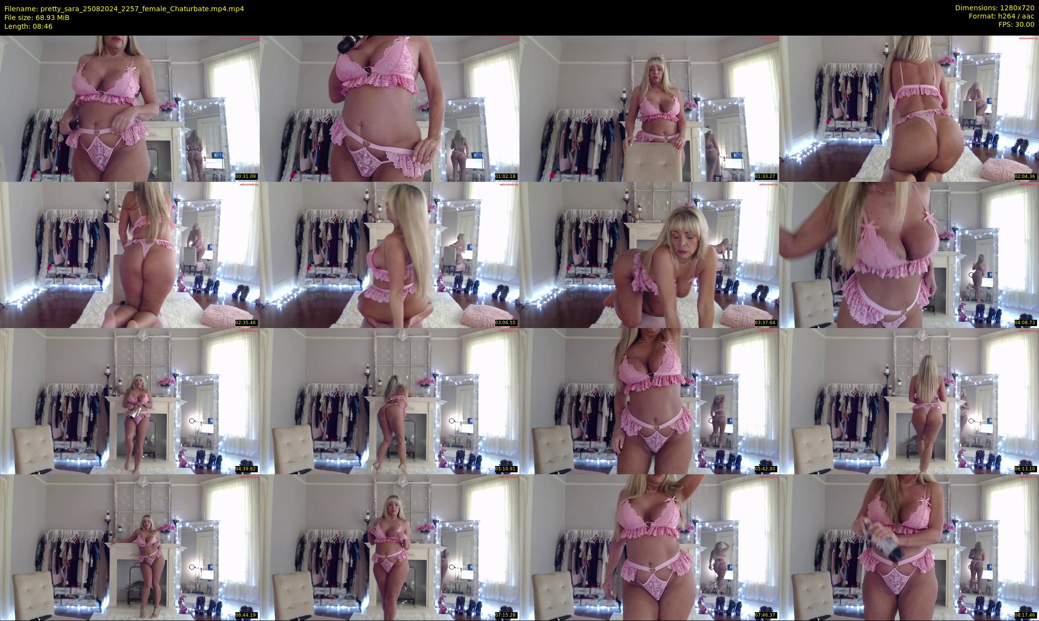 pretty_sara — 9 minute Chaturbate female cam show recording, 720p, Aug 25, 2024
