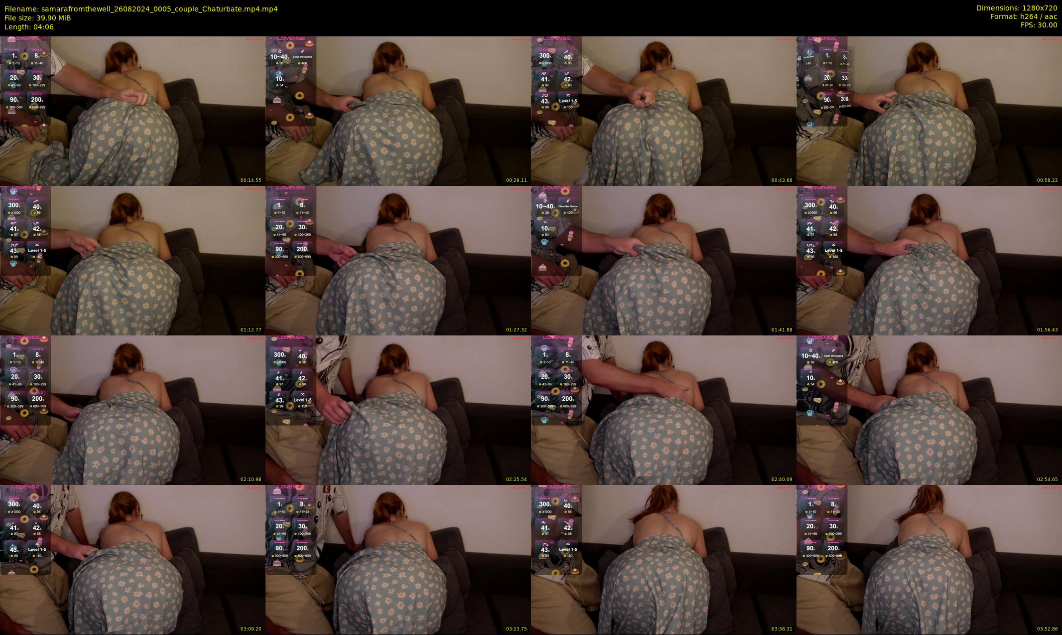 samarafromthewell — 5 minute Chaturbate female cam show recording, 720p, Aug 26, 2024
