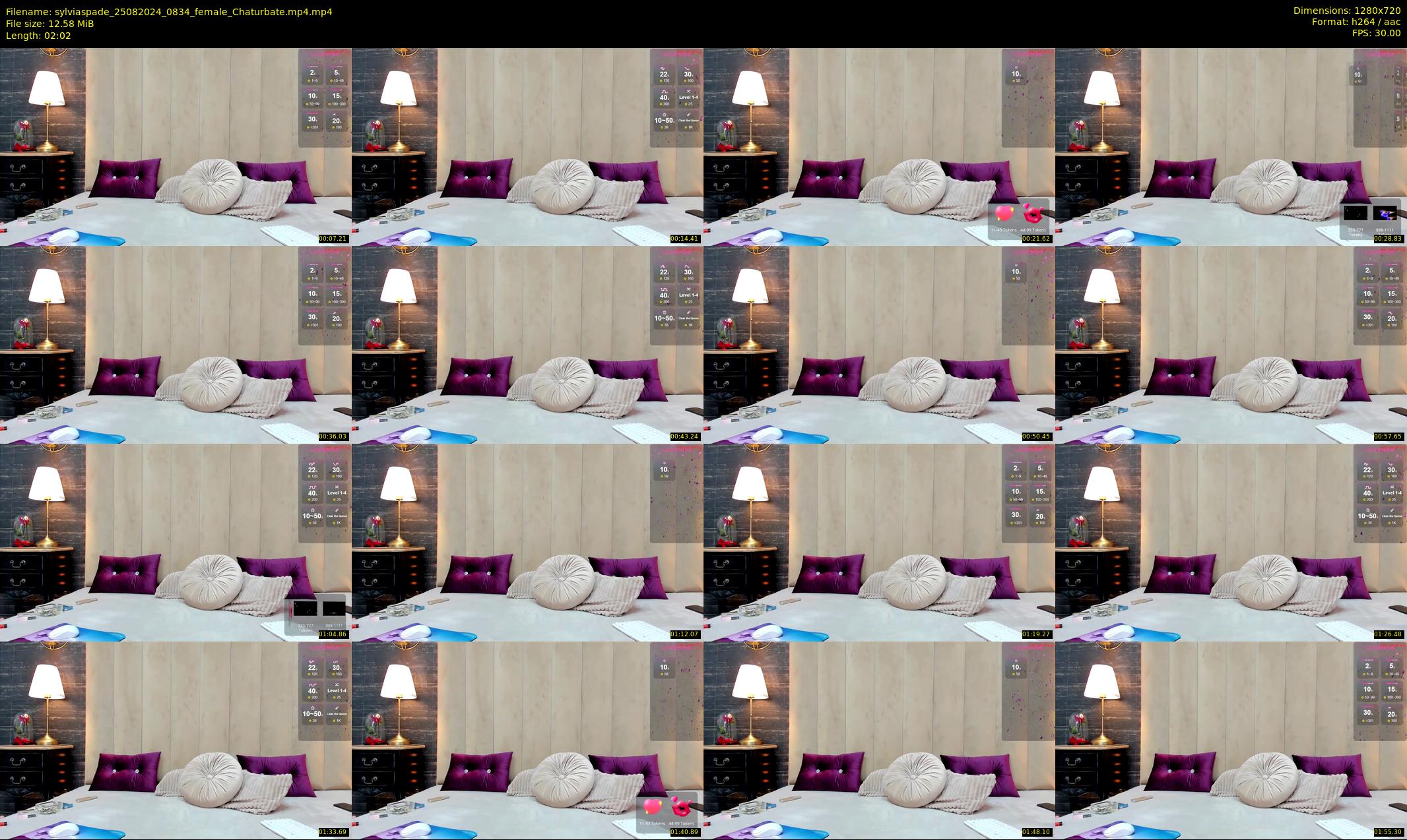 sylviaspade — 3 minute Chaturbate female cam show recording, 720p, Aug 25, 2024