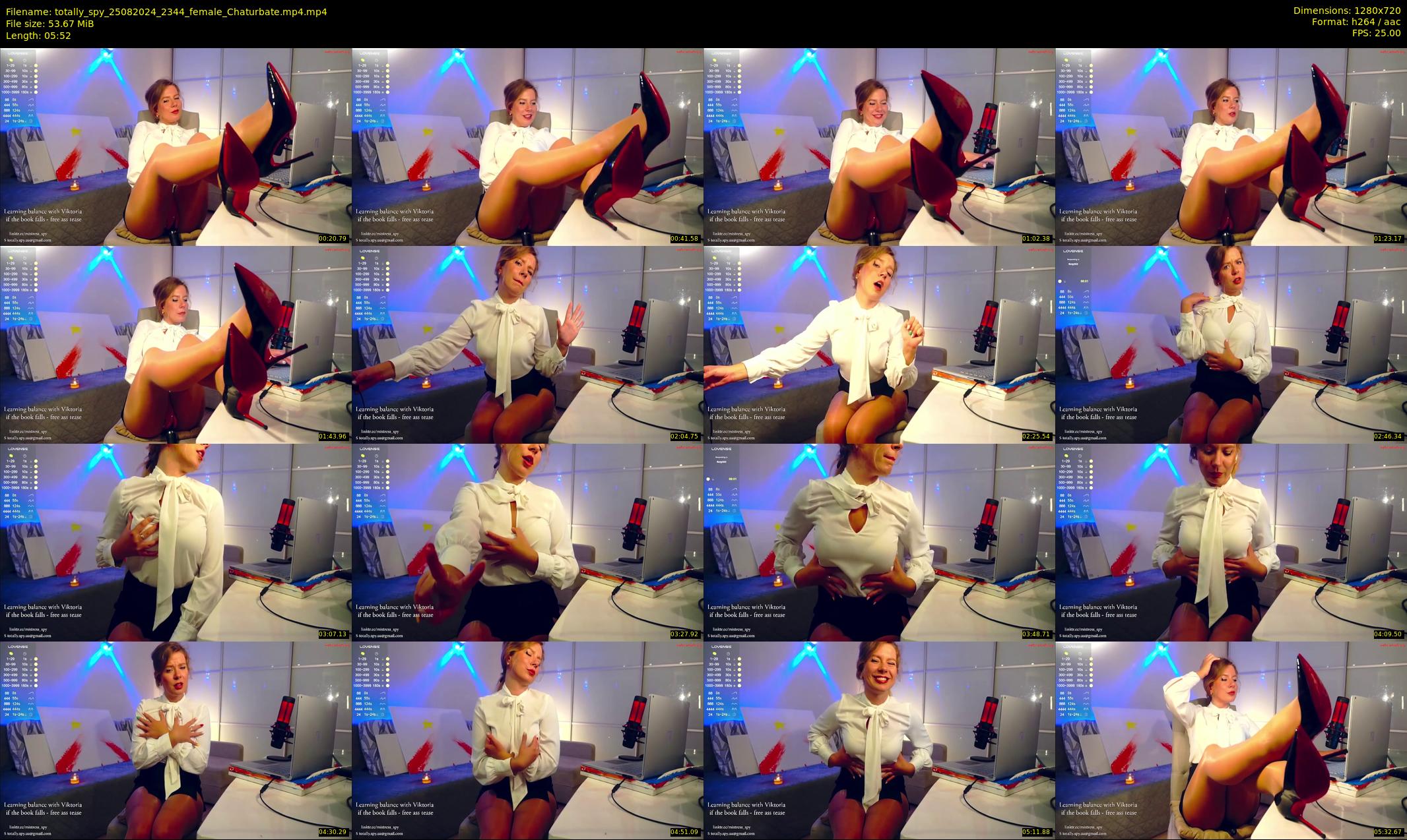 totally_spy — 6 minute Chaturbate female cam show recording, 720p, Aug 25, 2024