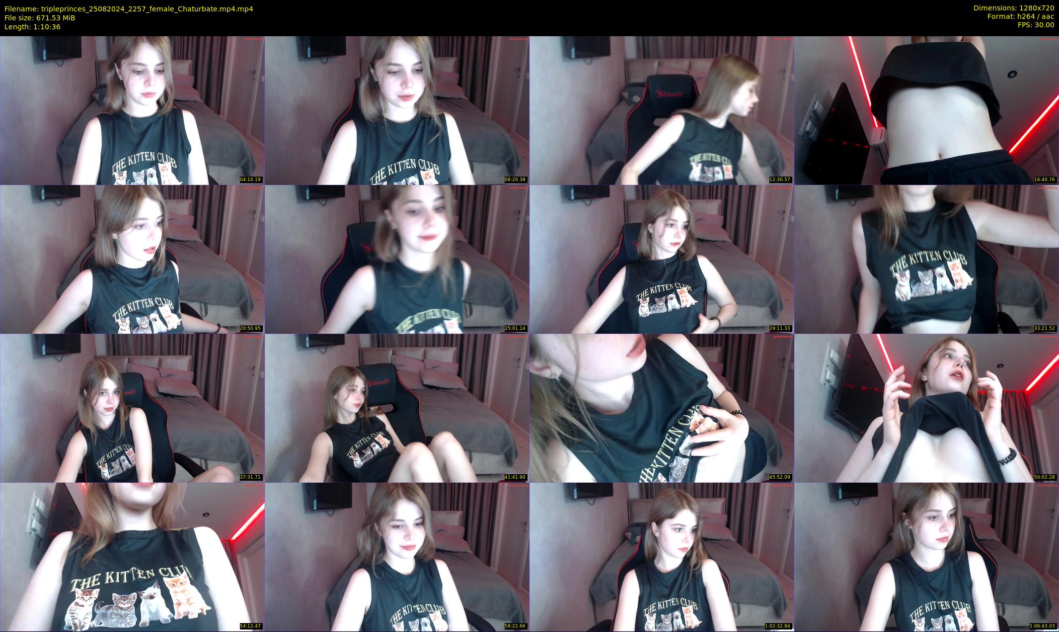 tripleprinces — 71 minute Chaturbate female cam show recording, 720p, Aug 25, 2024