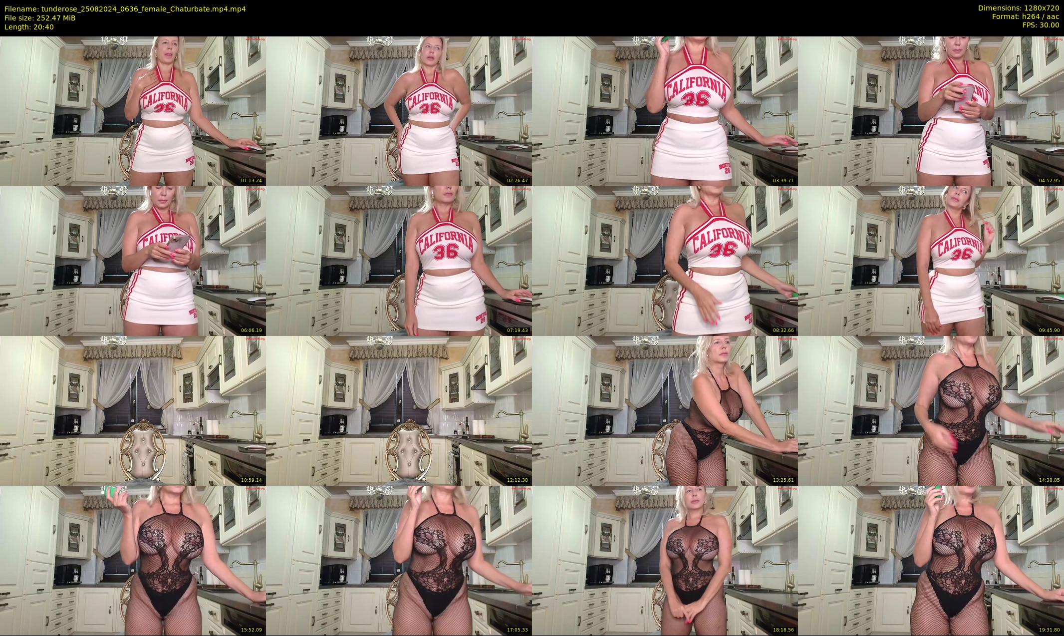 tunderose — 21 minute Chaturbate female cam show recording, 720p, Aug 25, 2024