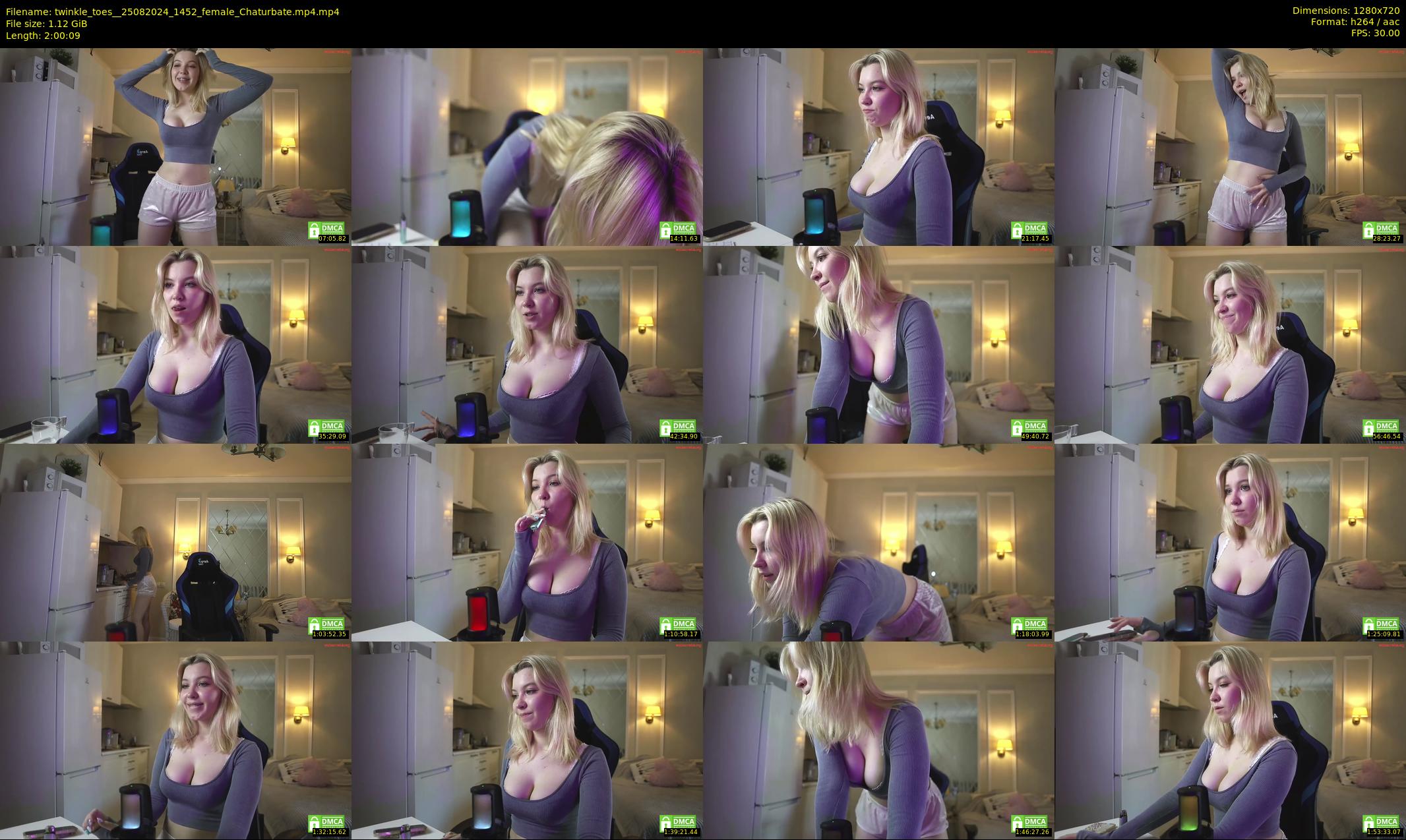 twinkle_toes_ — 121 minute Chaturbate female cam show recording, 720p, Aug 25, 2024