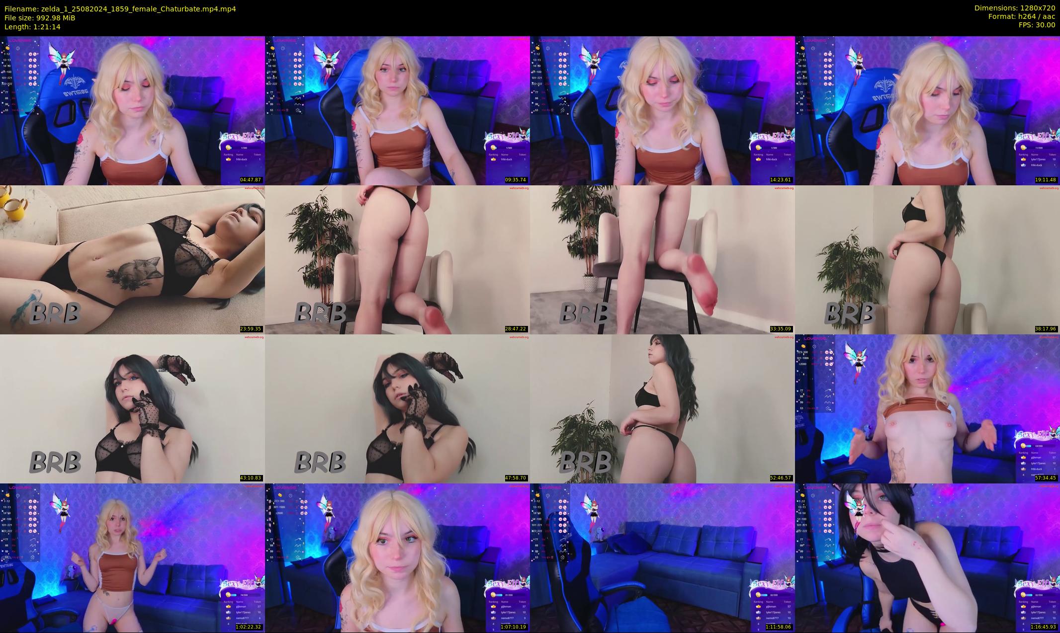 zelda_1 — 82 minute Chaturbate female cam show recording, 720p, Aug 25, 2024