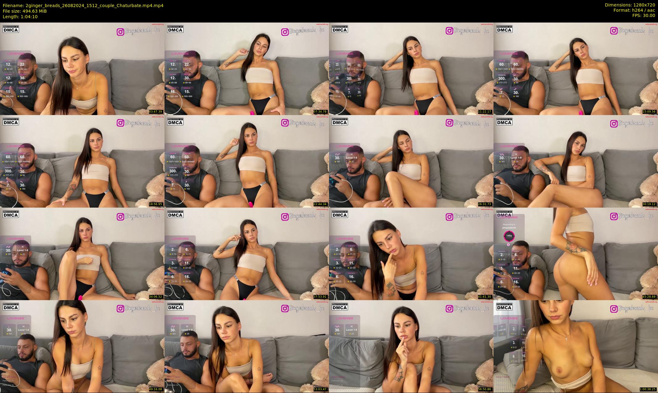 2ginger_breads — 65 minute Chaturbate couple cam show recording, 720p, Aug 26, 2024