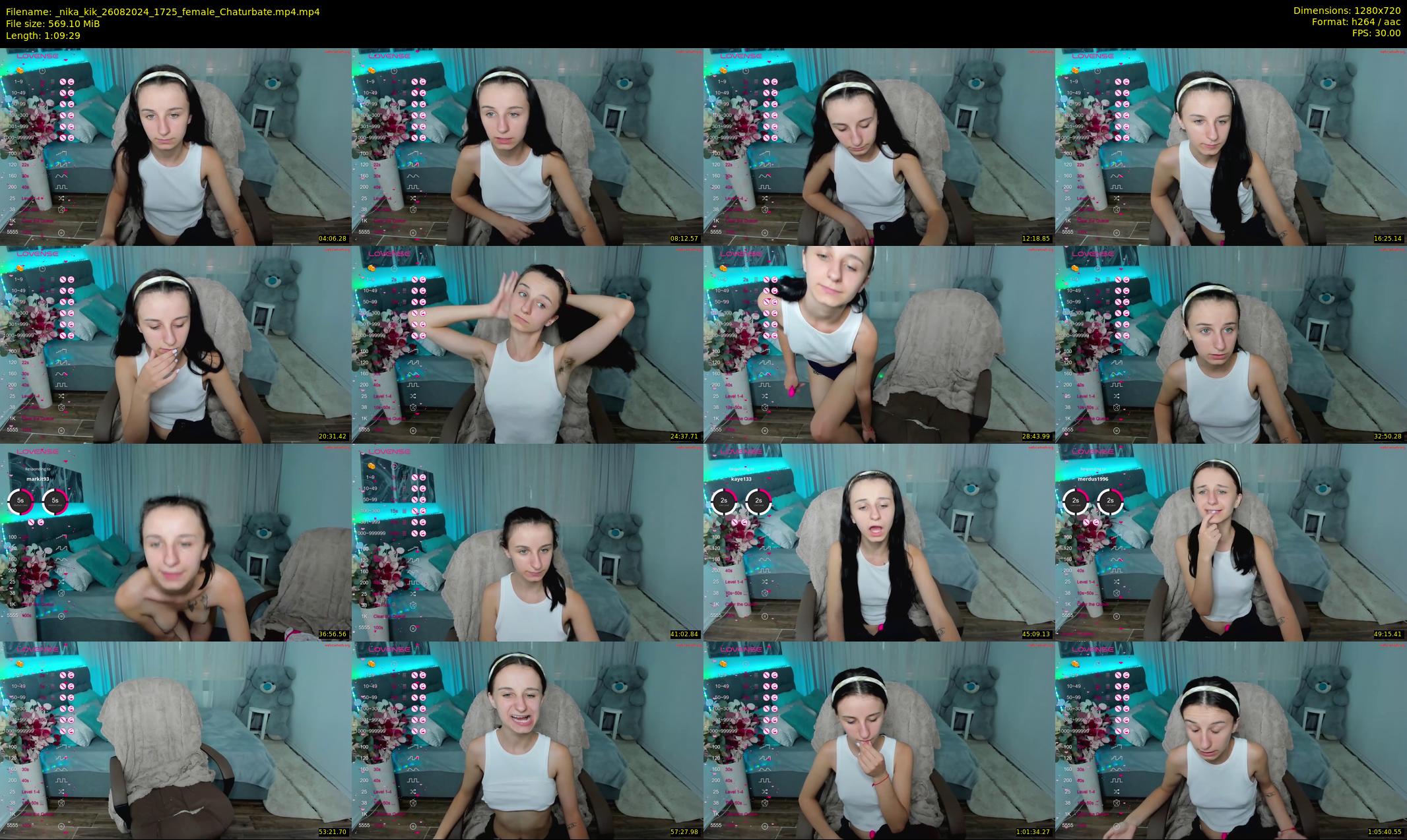 _nika_kik — 70 minute Chaturbate female cam show recording, 720p, Aug 26, 2024
