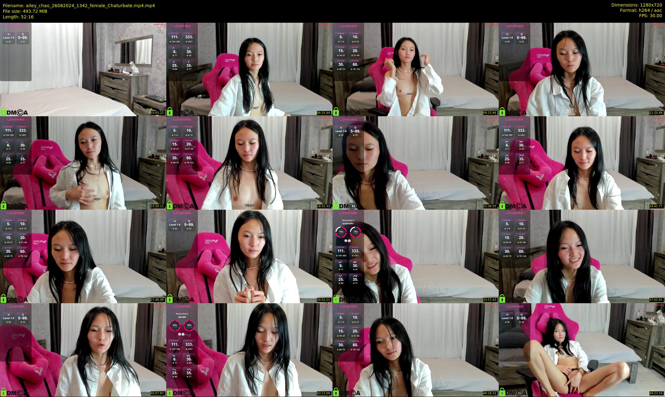 ailey_chao — 53 minute Chaturbate female cam show recording, 720p, Aug 26, 2024