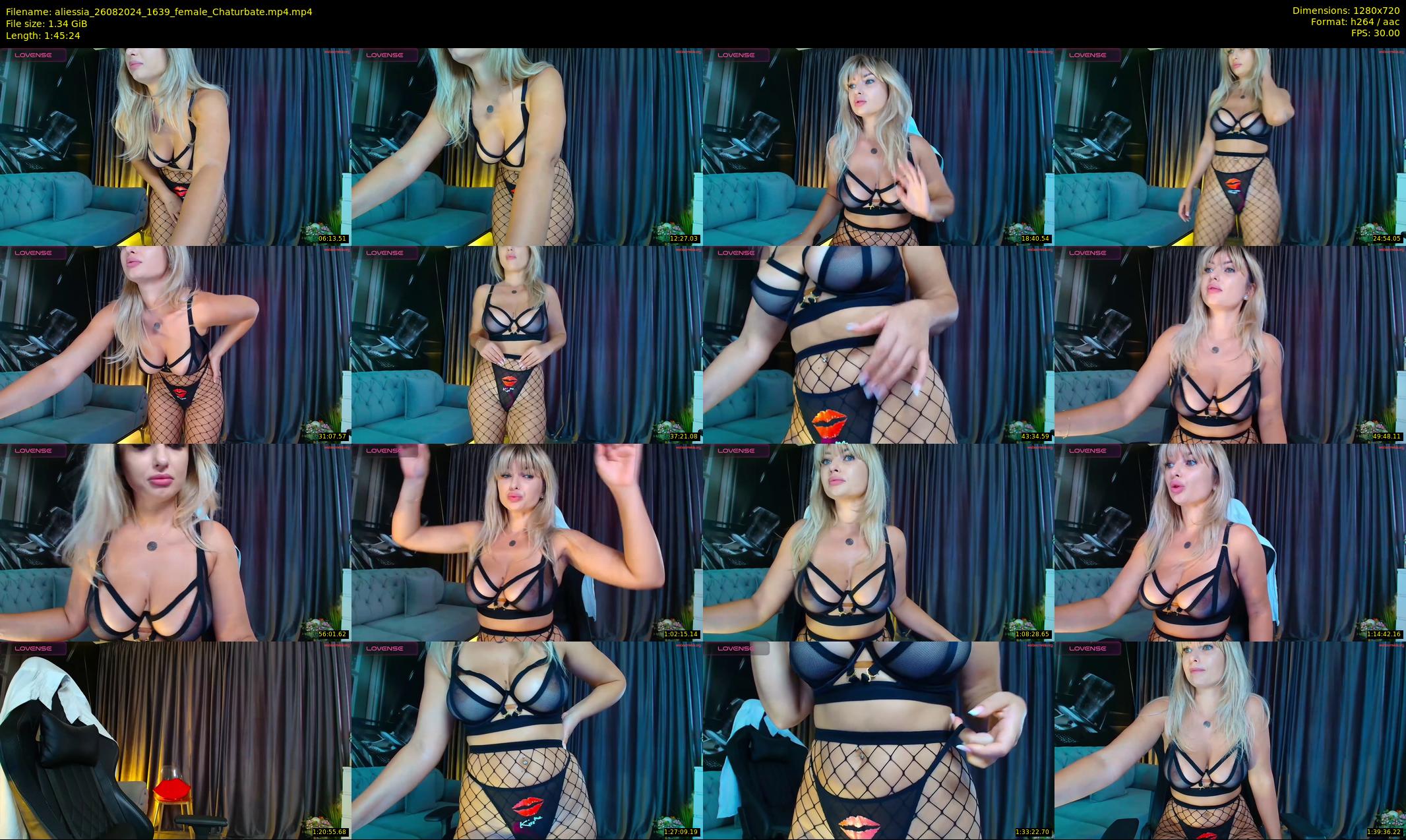 aliessia — 106 minute Chaturbate female cam show recording, 720p, Aug 26, 2024