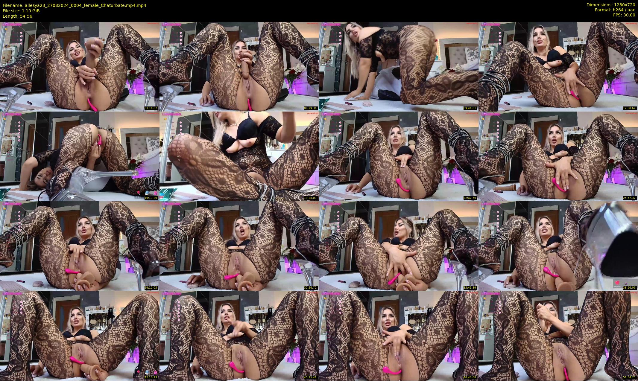 allesya23 — 55 minute Chaturbate female cam show recording, 720p, Aug 27, 2024