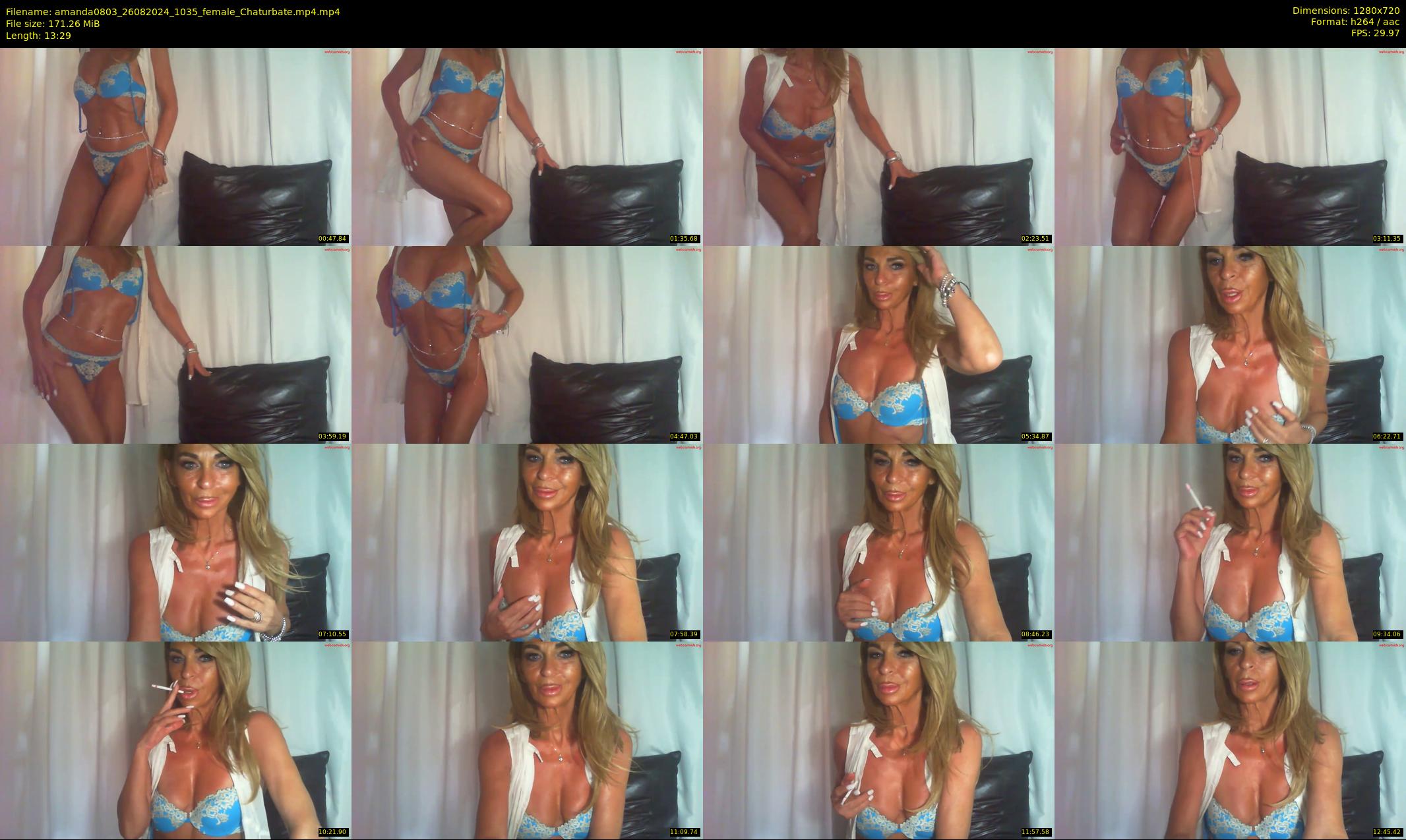 amanda0803 — 14 minute Chaturbate female cam show recording, 720p, Aug 26, 2024