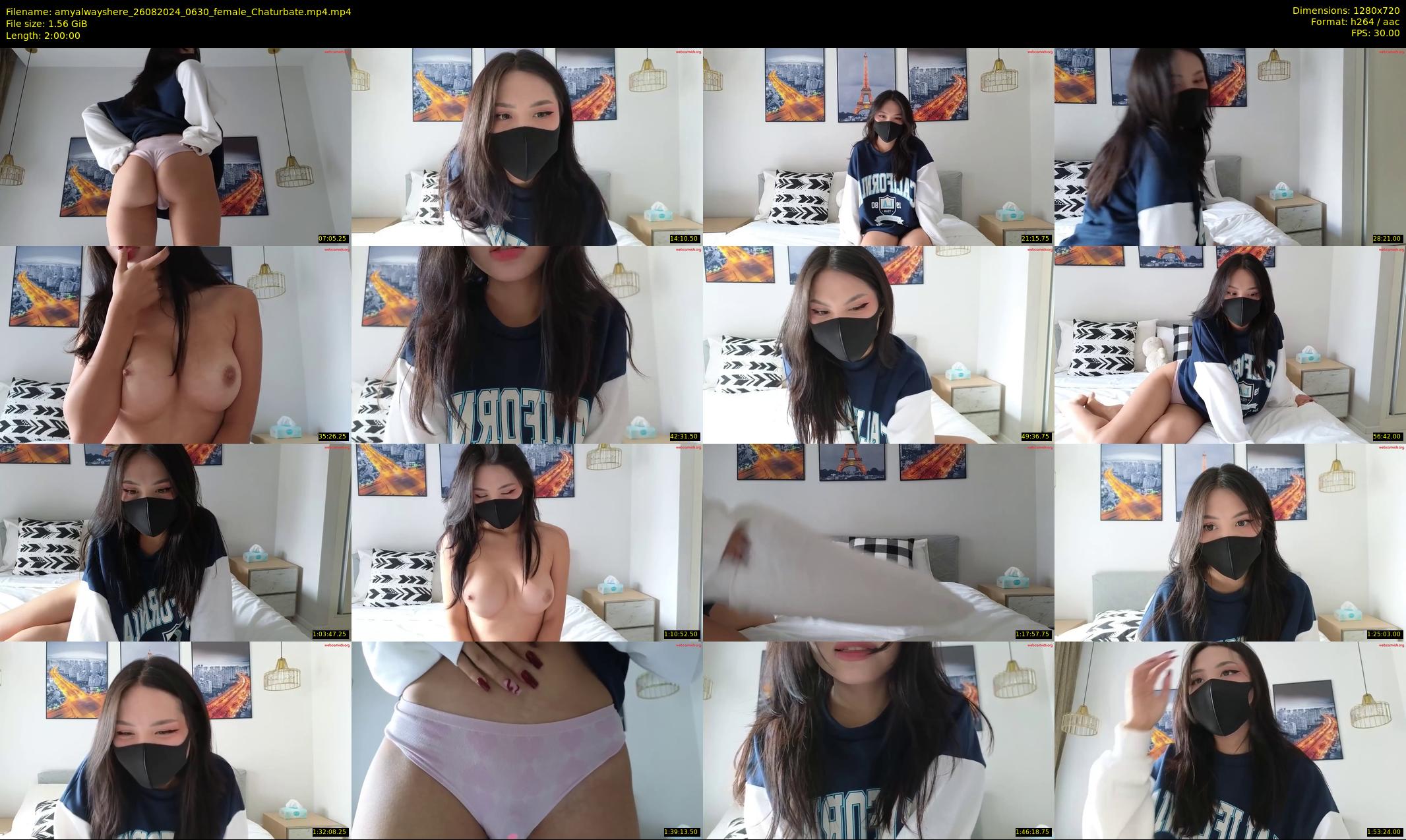 amyalwayshere — 120 minute Chaturbate female cam show recording, 720p, Aug 26, 2024